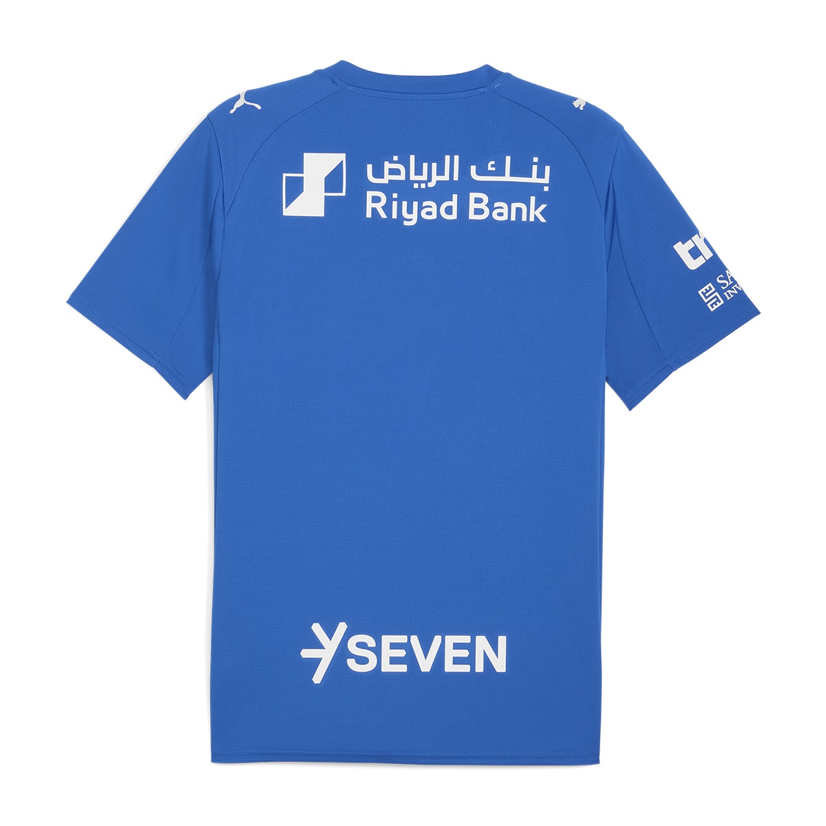 T-shirt de Futebol de Homem AHSFC Home Jersey Replica Azul-2