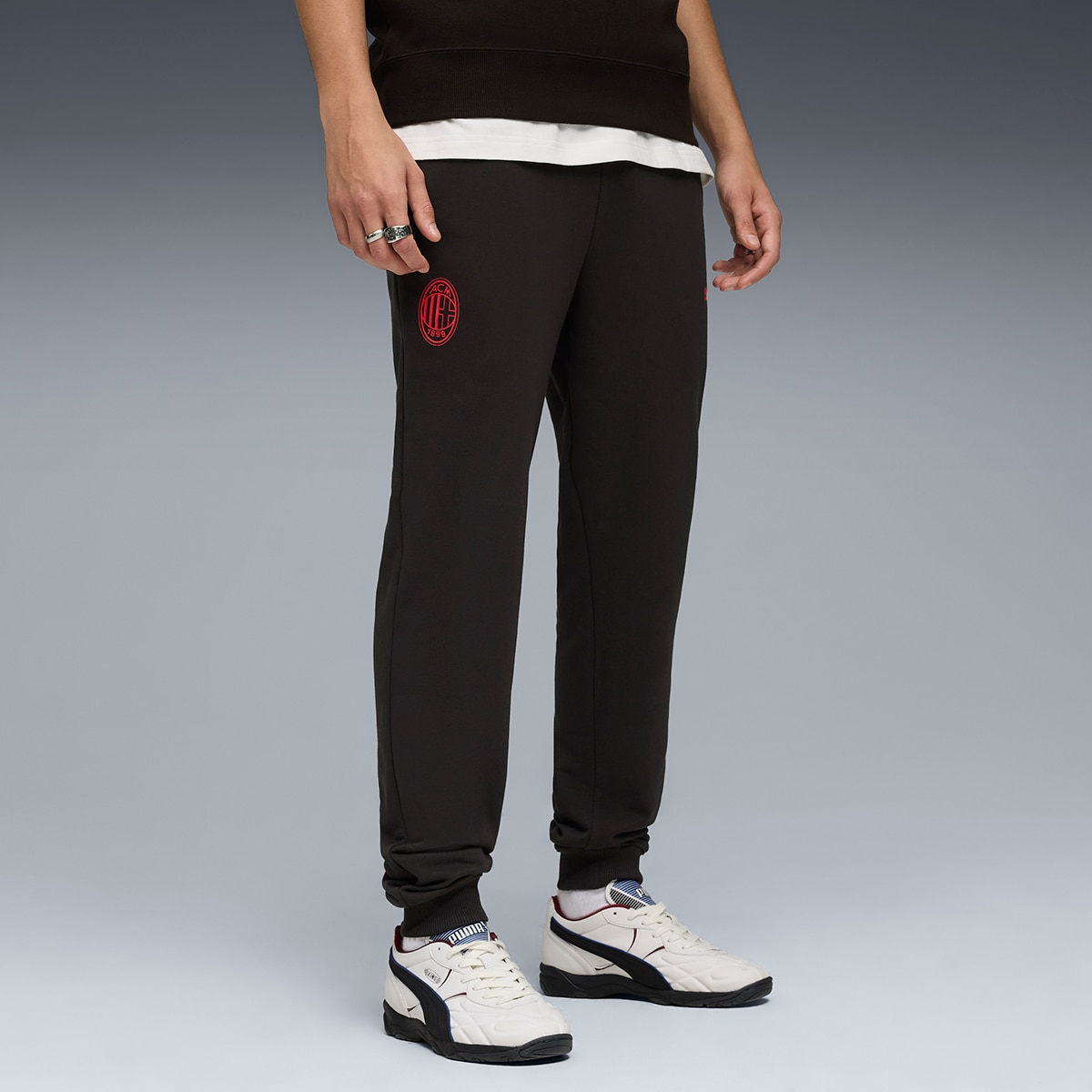 Calças de Homem ACM FtblESS Pants TR Preto-1