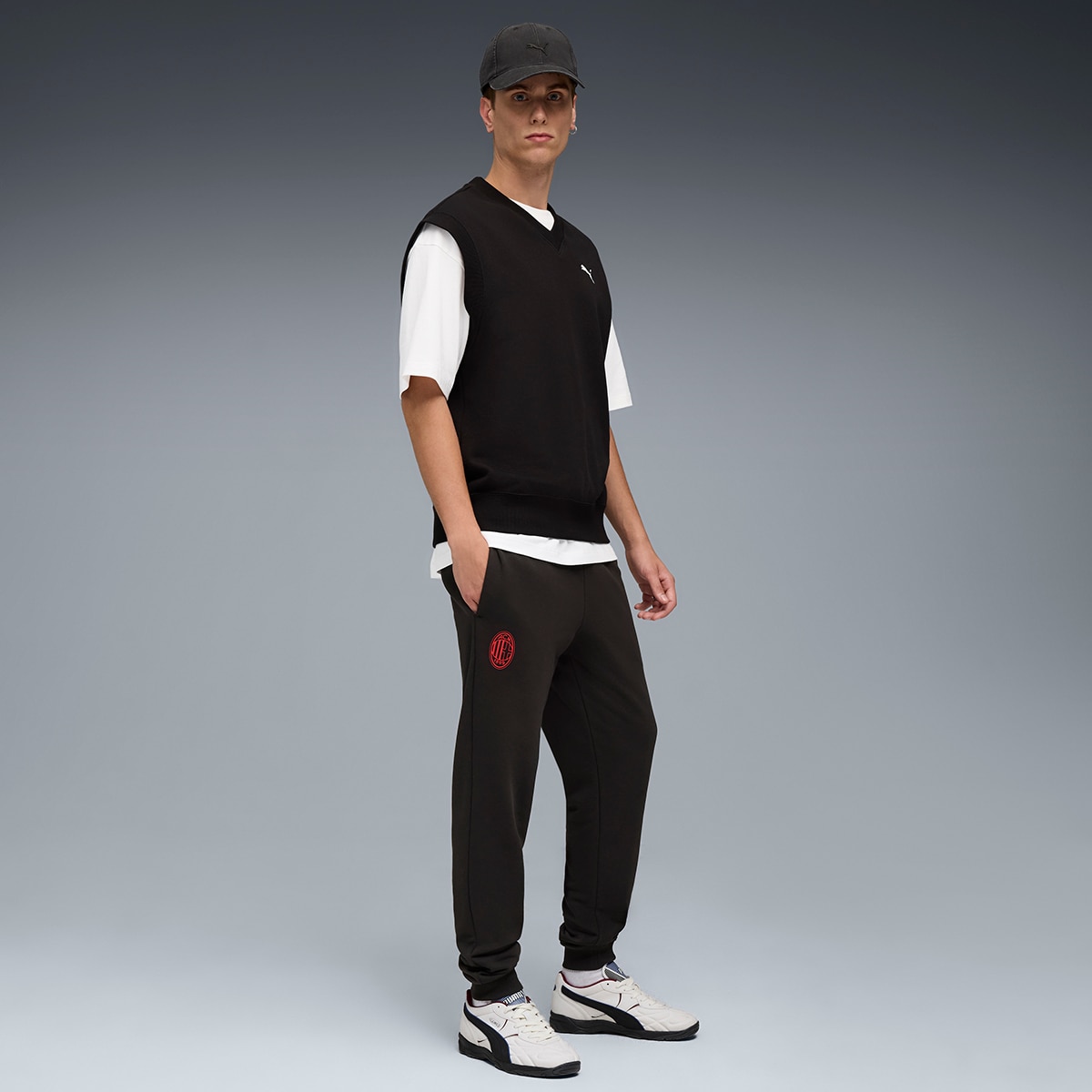 Calças de Homem ACM FtblESS Pants TR Preto-3