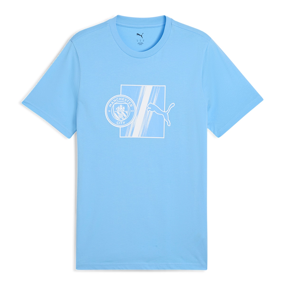 T-shirt de Futebol de Homem MCFC FtblCulture Tee Azul-6