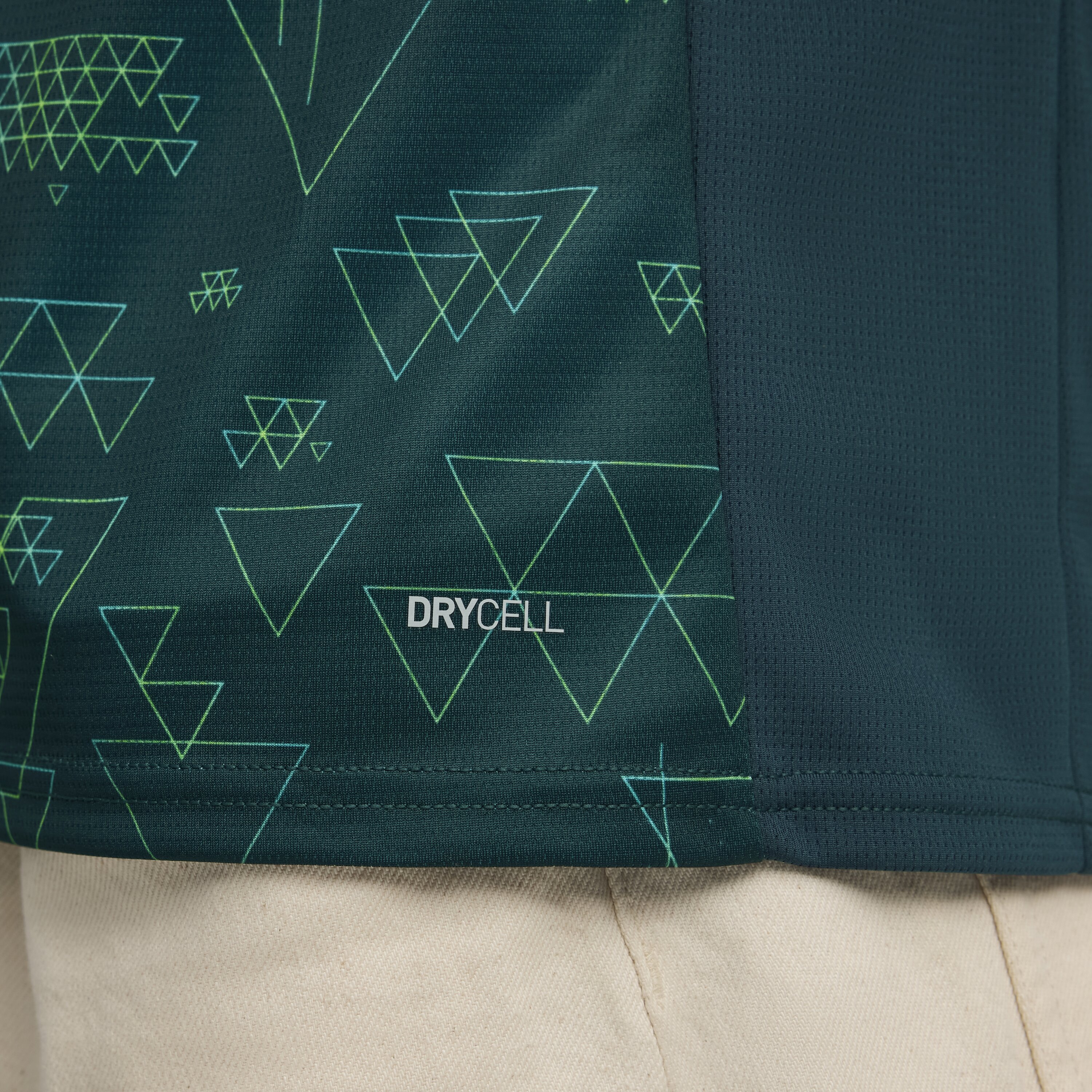 T-shirt de Futebol de Homem MCFC 4th Jersey Replica Verde-7