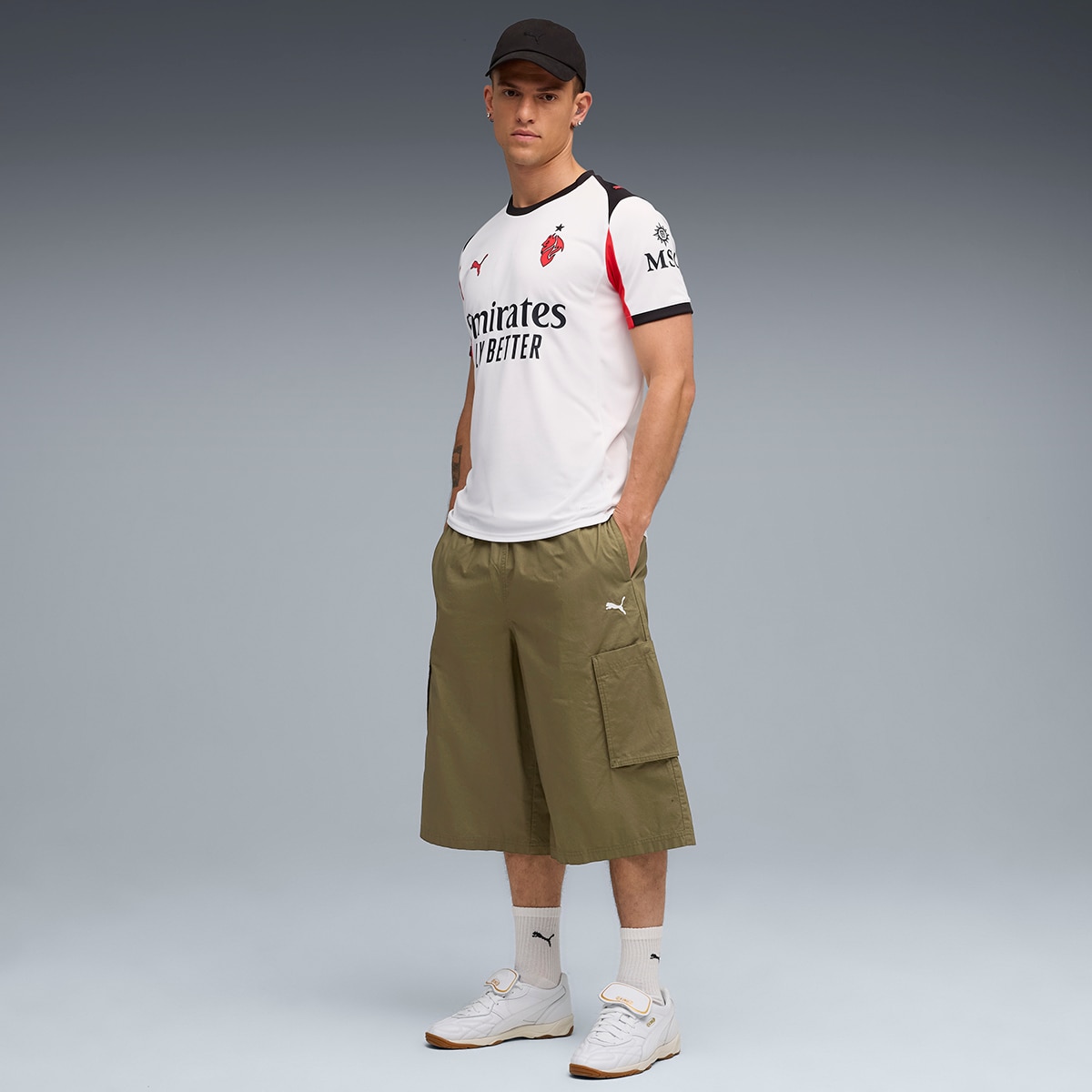 T-shirt de Futebol de Homem ACM Away Jersey Replica 5