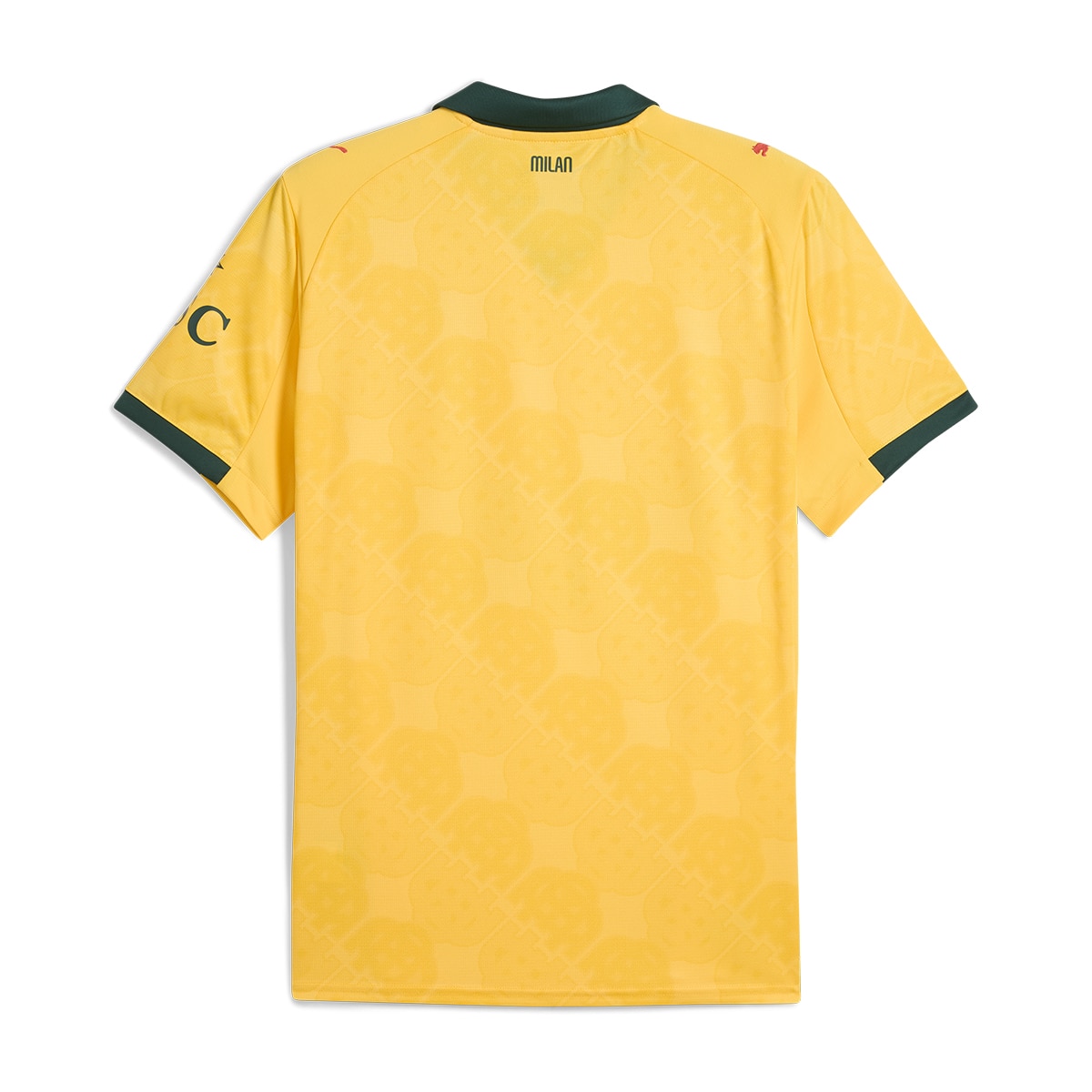 T-shirt de Futebol de Homem ACM 3rd Jersey Replica Amarelo-2