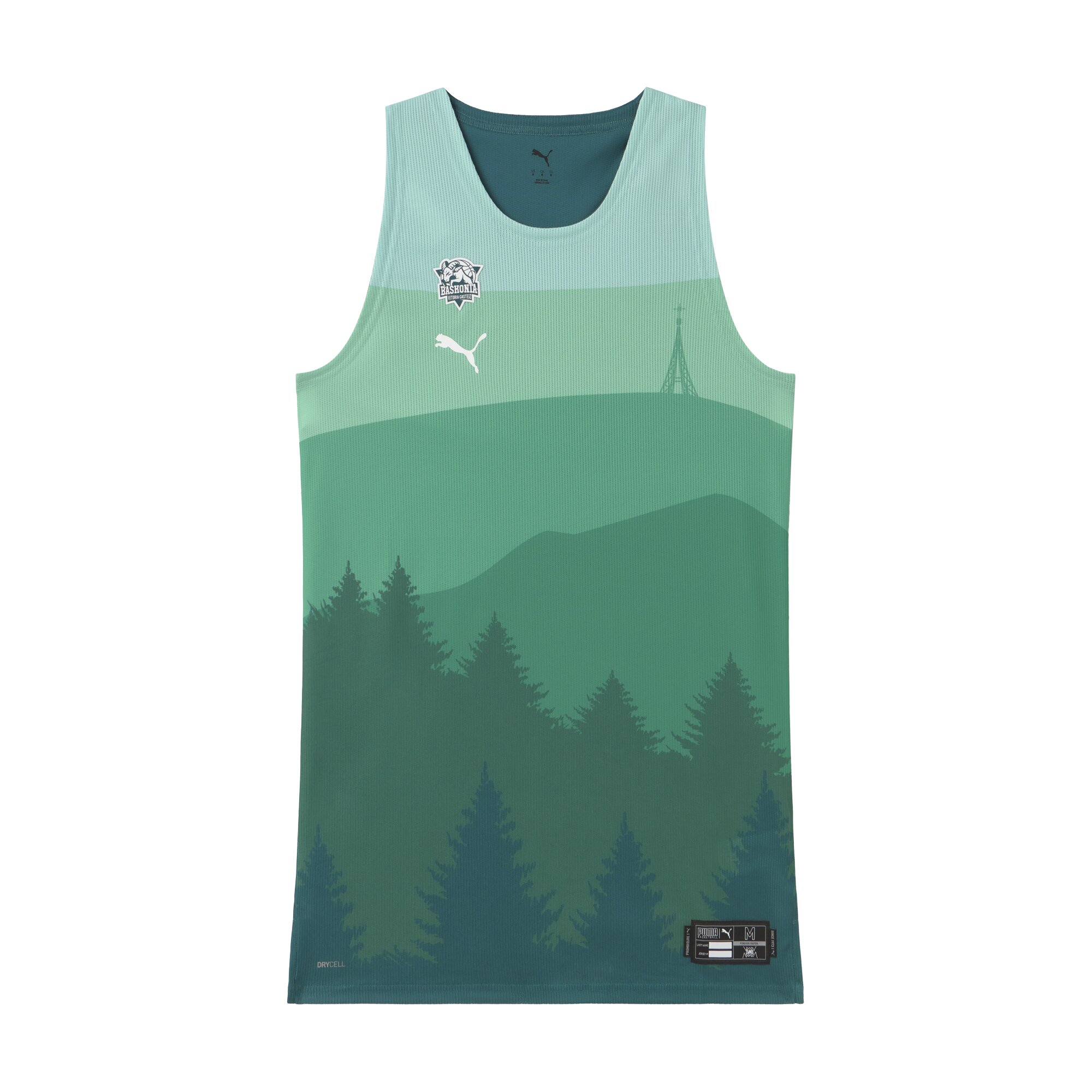T-shirt de Futebol de Homem Baskonia Alternate Jersey Jr Verde-1