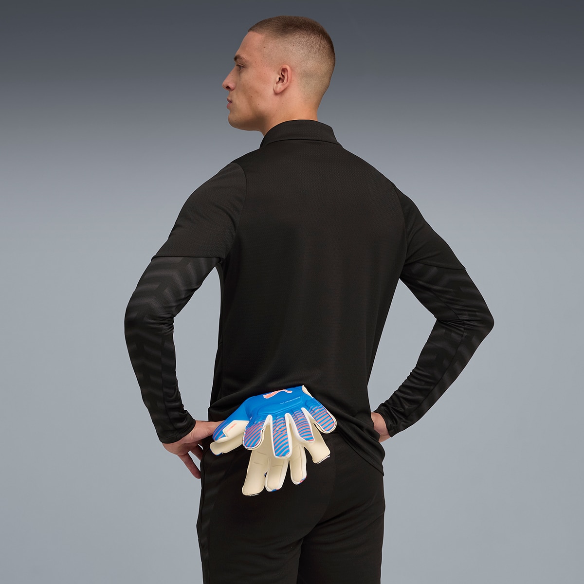 Casaco individualCUP de Homem 1/4 Zip-Top Preto-2