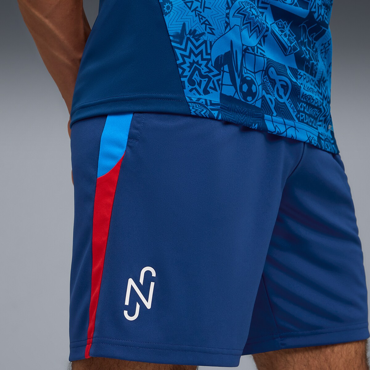 Calções de Homem Neymar JR Playmaker Training Shorts Azul-4