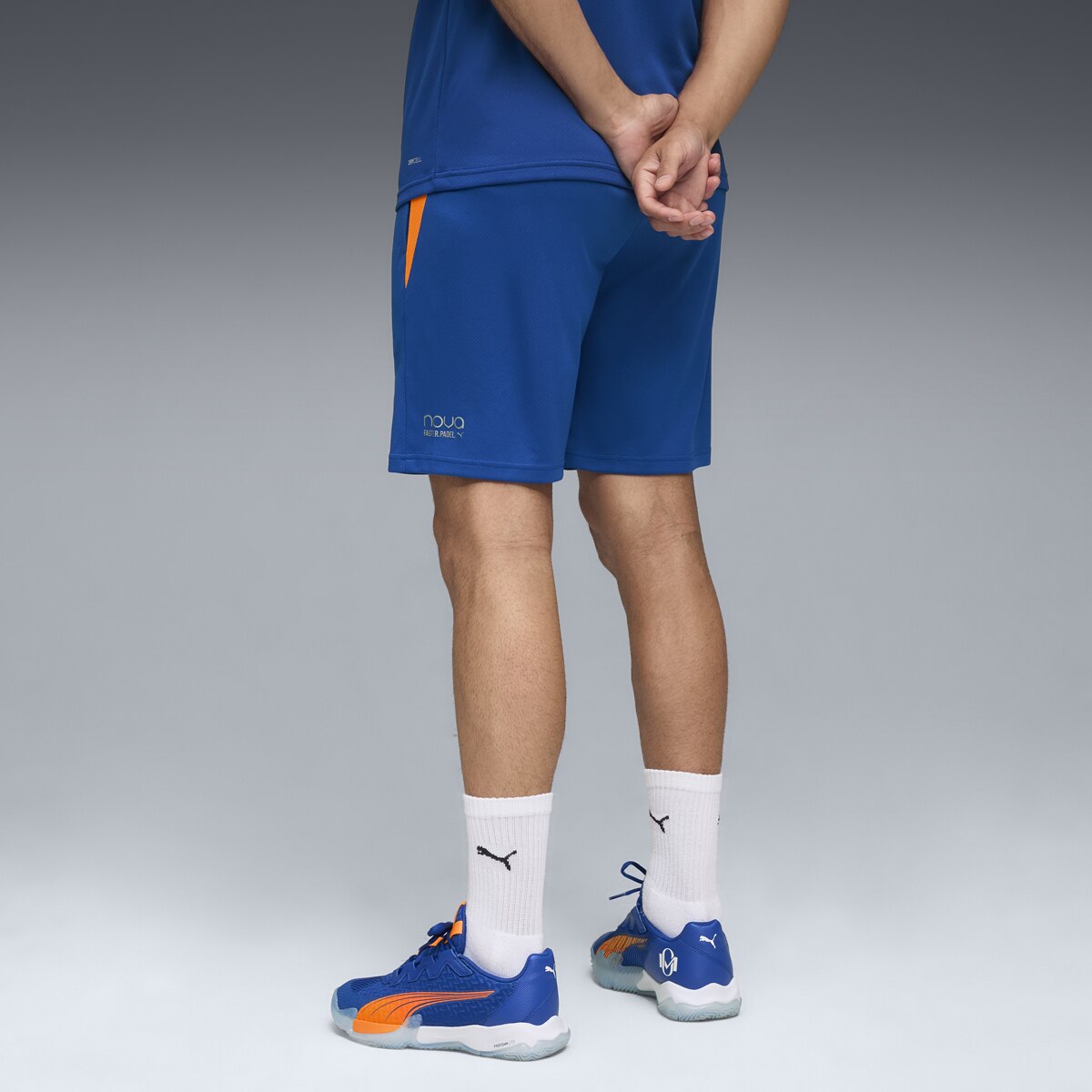 Calções de Homem Individual Momo Training Shorts Azul-4