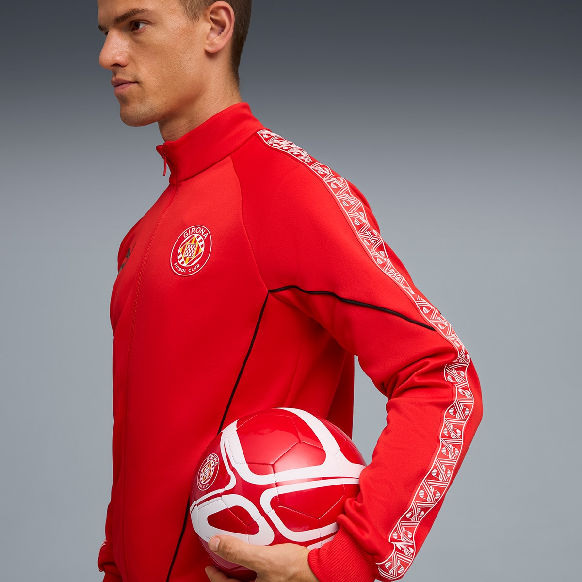 Casaco de Homem GFC King Anthem Jacket Vermelho-3