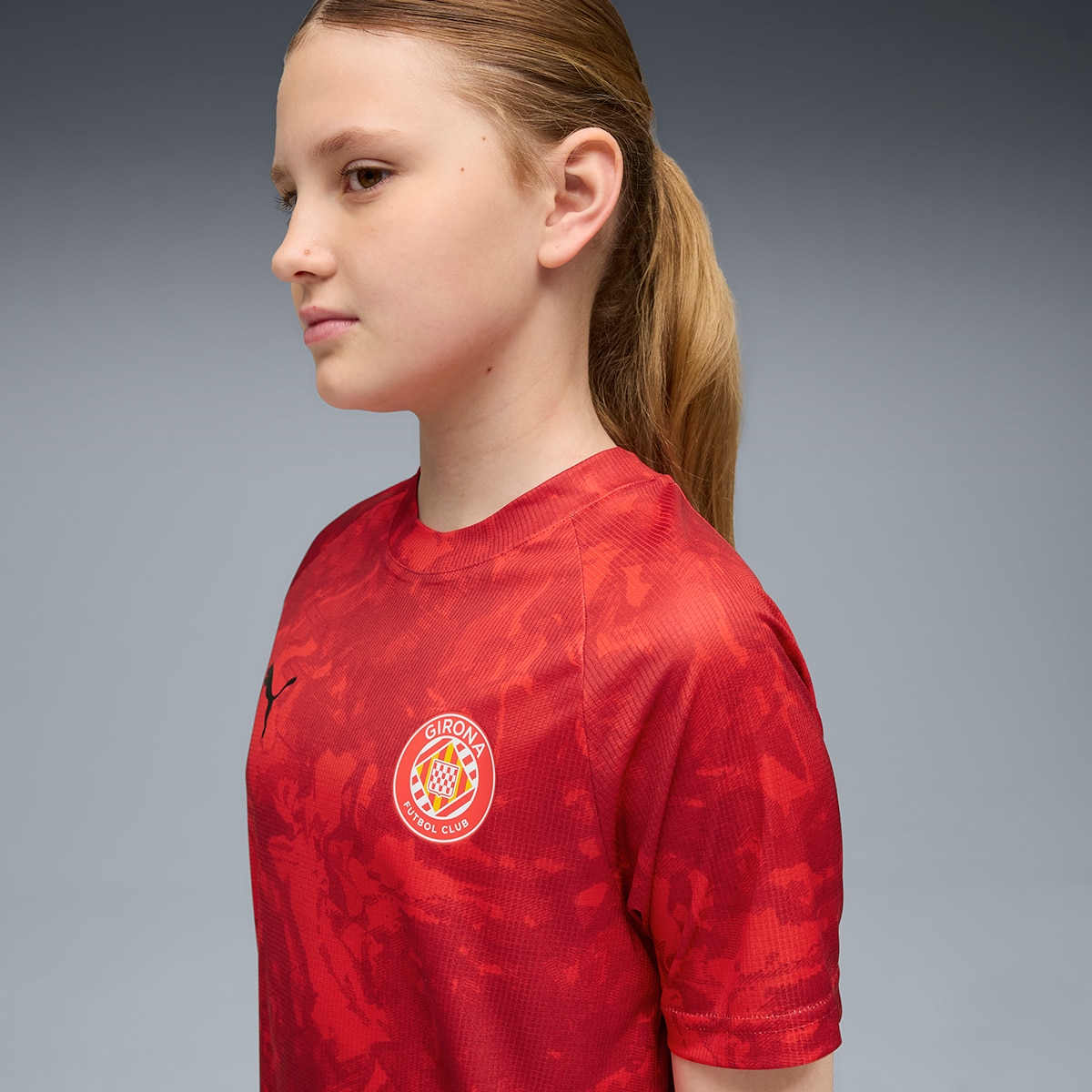 T-shirt de Futebol de Homem GFC Warm Up Jersey Jr Vermelho-3