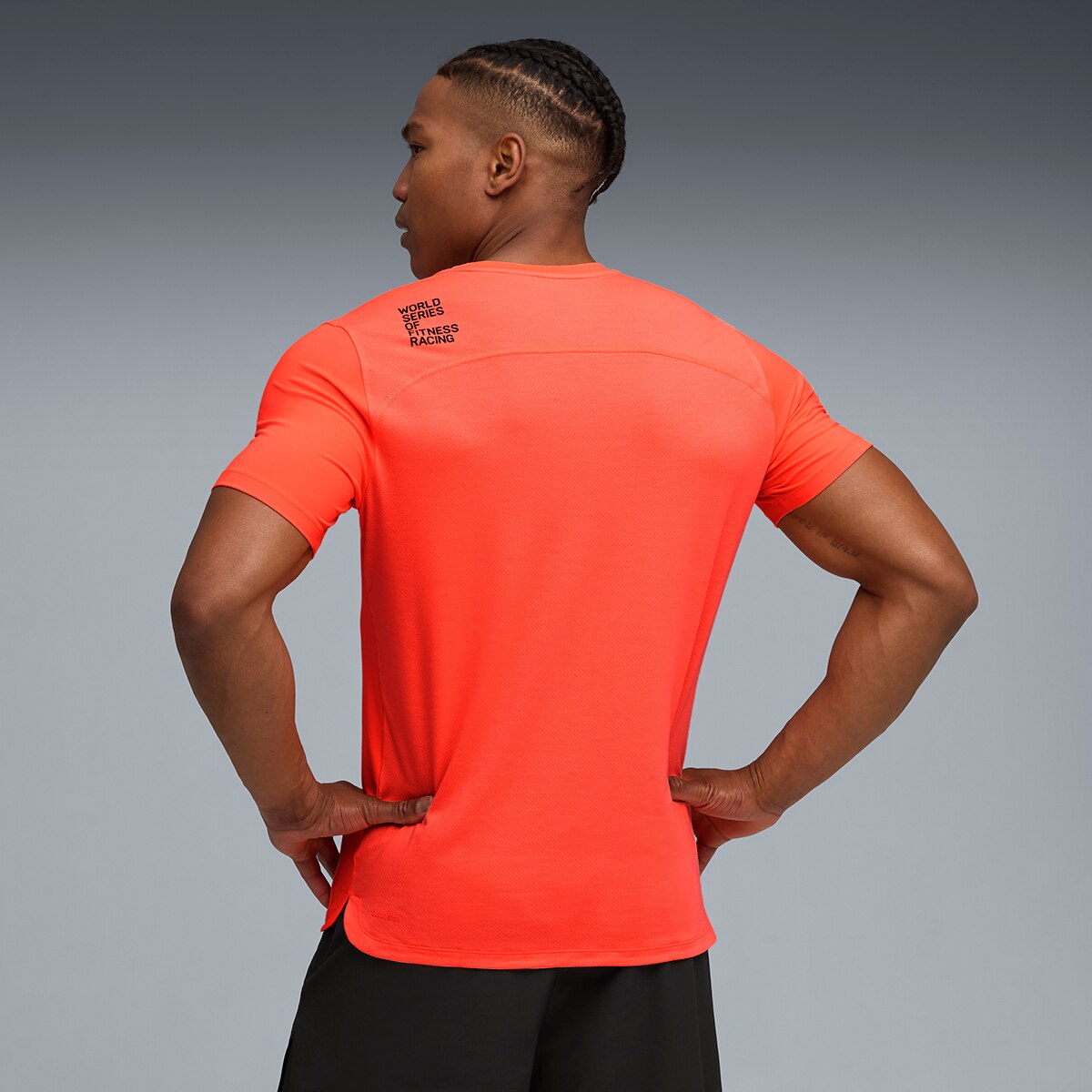 T-shirt x Hyrox Cloudspun Thermoadapt de Homem Laranja-2