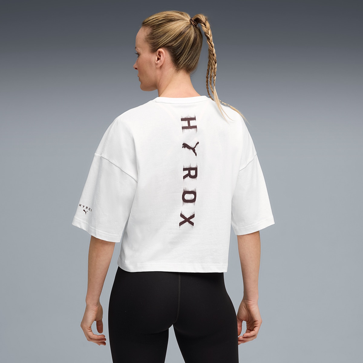 T-shirt x Hyroxped Lifestyle de Mulher Branco-2