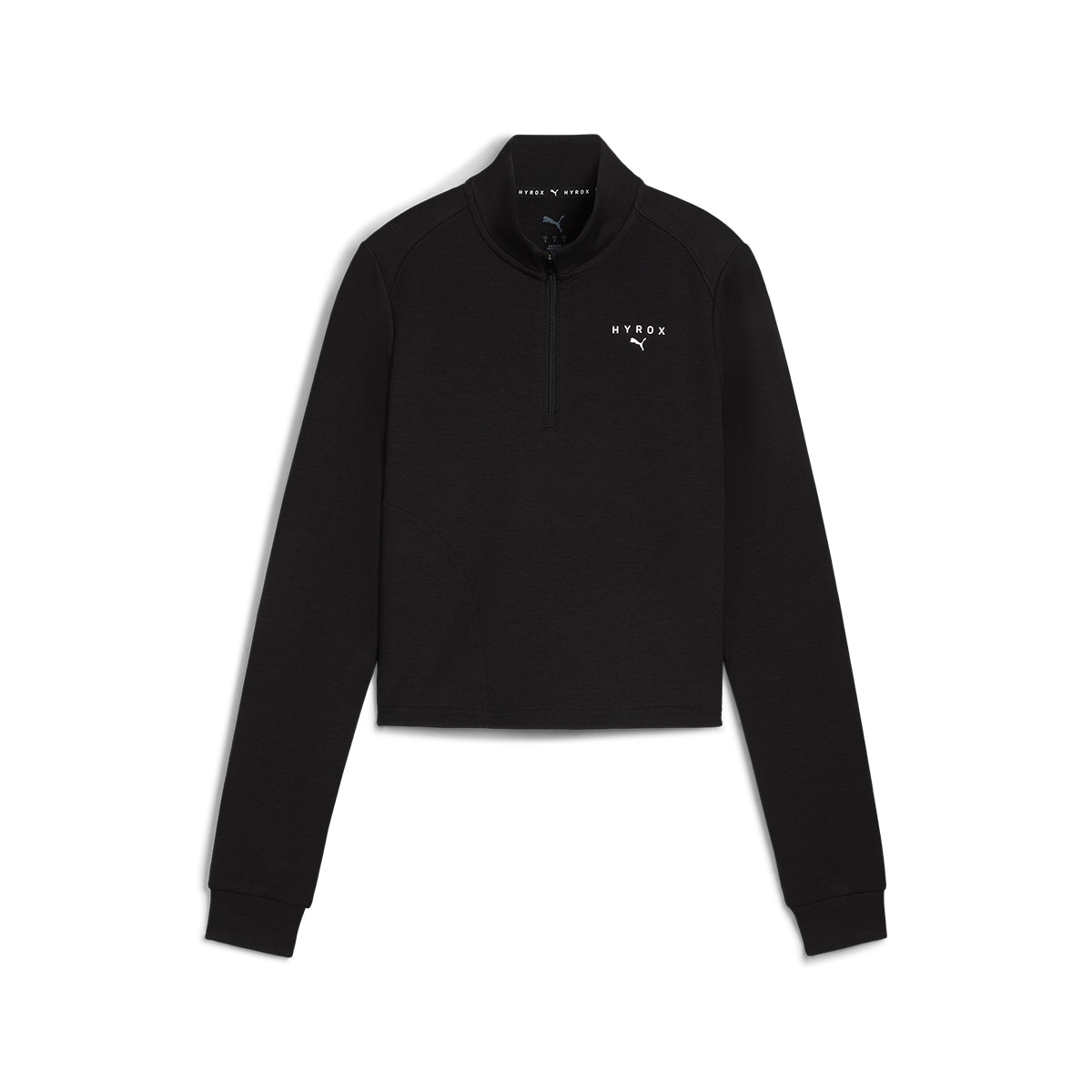 Sweatshirt x Hyrox Cloudspun 1/4 ZIP de Mulher Preto-5