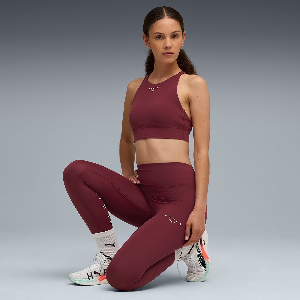 Soutien Desportivo X Hyrox Shapeluxe de Mulher Vermelho-4