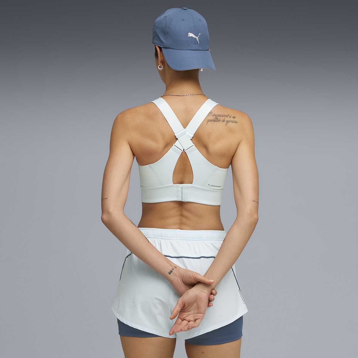 Soutien Desportivo PWRbreathe RUN de Mulher Azul-4