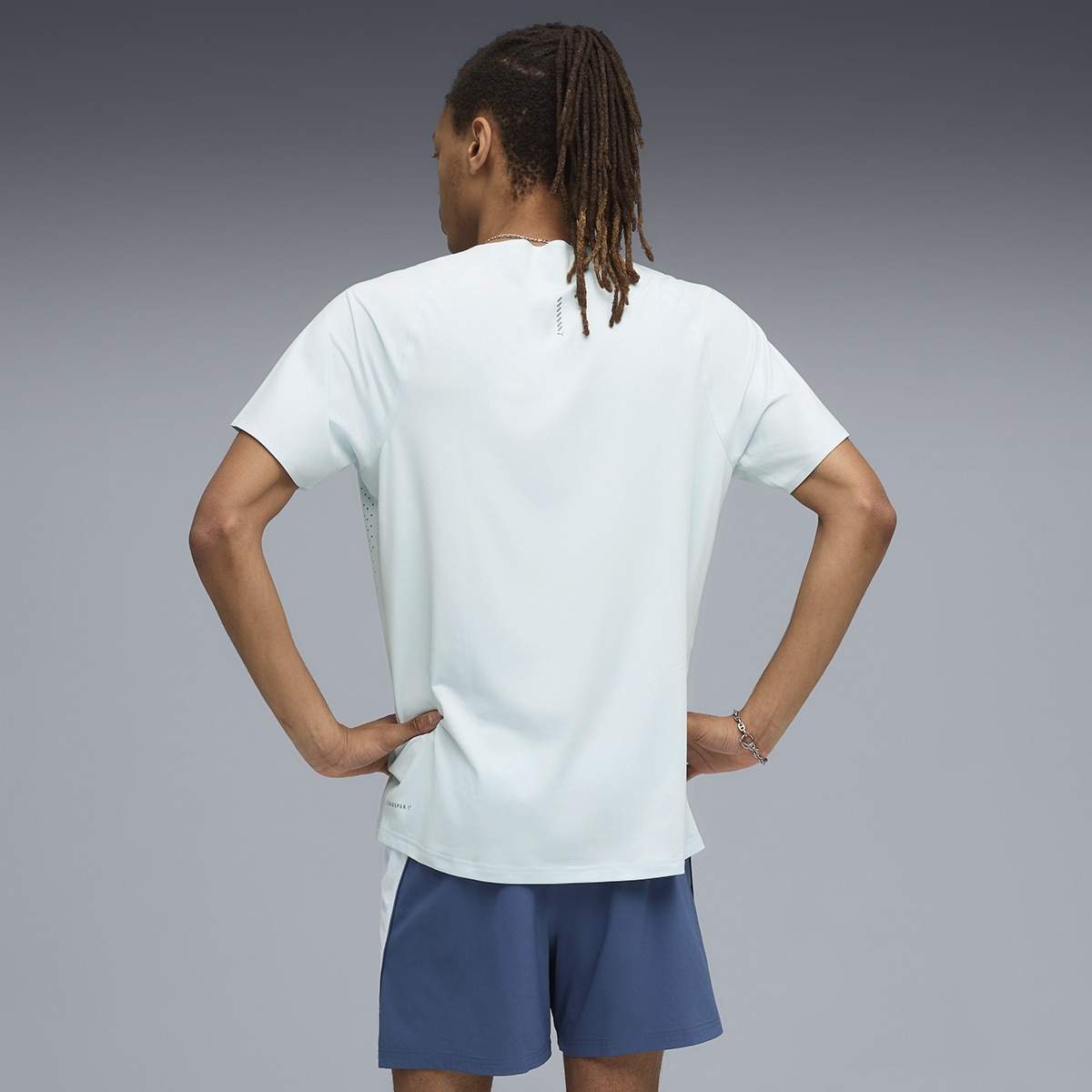 T-shirt M Run Cloudspun ? de Homem Azul-4