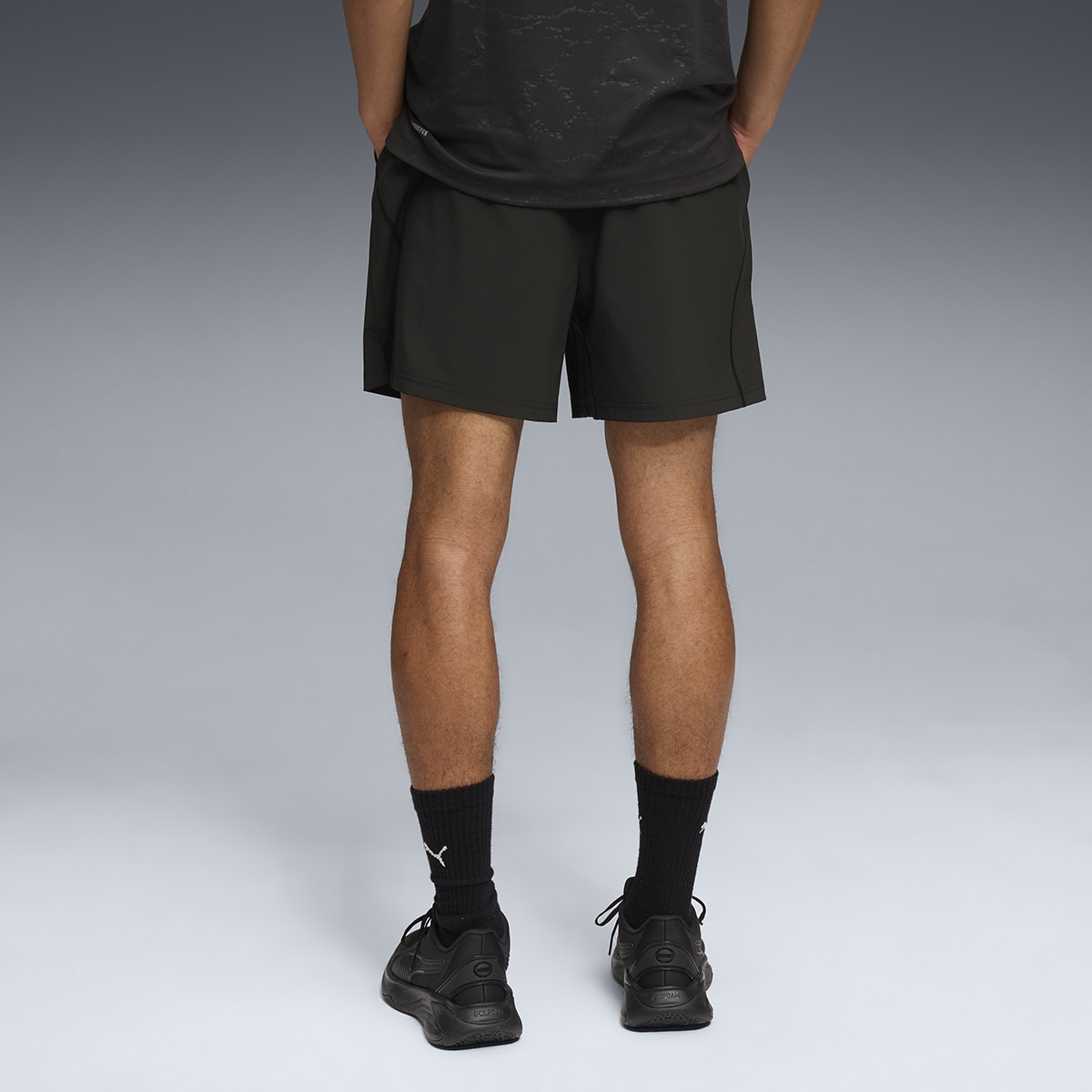 Calções M Tech Training 5" Stretch Woven de Homem Preto-4