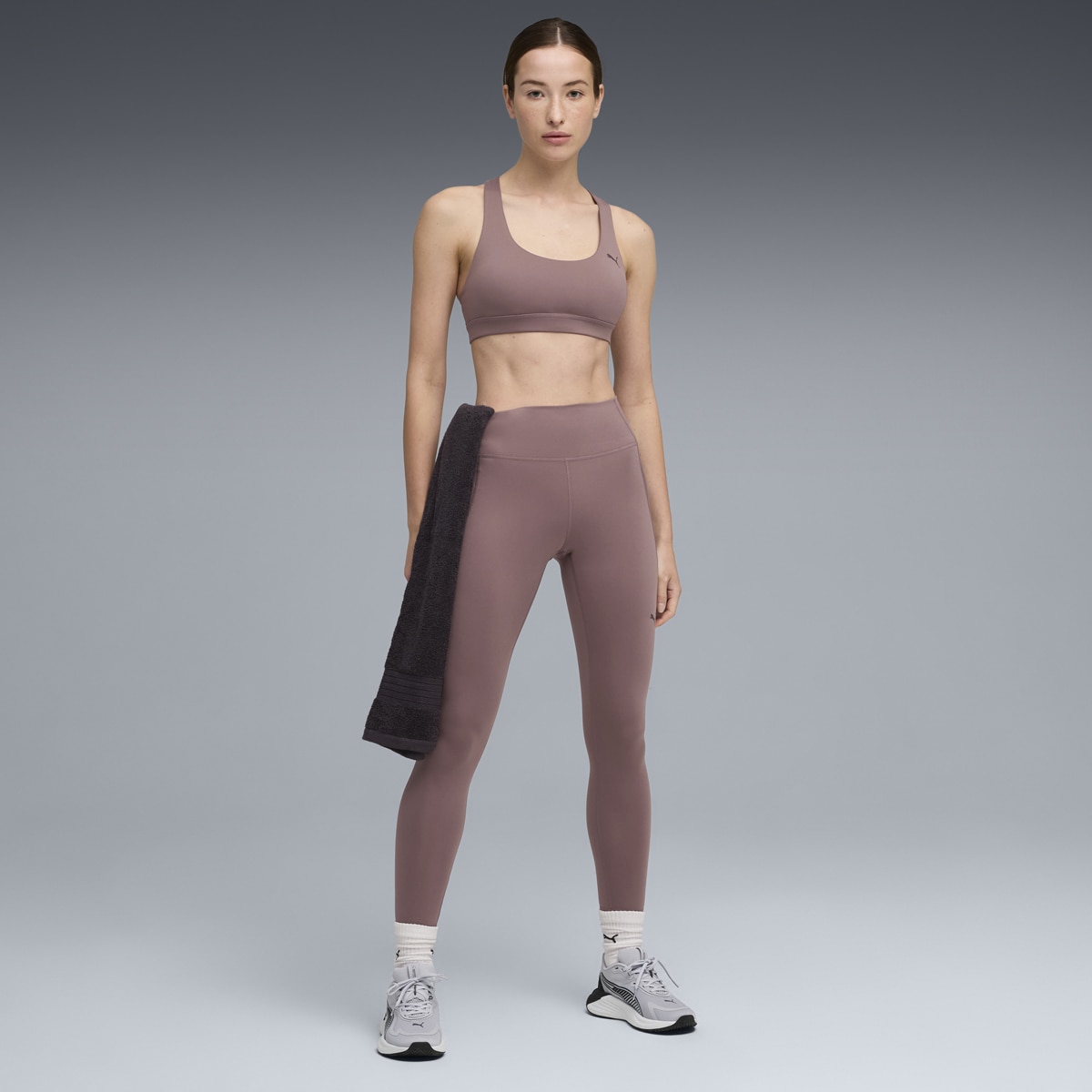 Leggings W Cloudspun - HW FL de Mulher Castanho-5