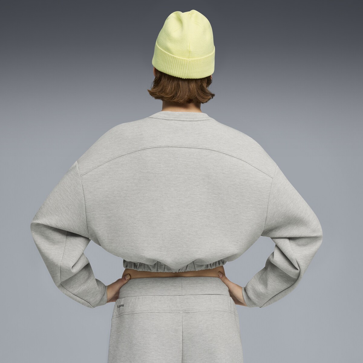 Sweatshirt W Cloudspun Crew de Mulher Cinzento-4