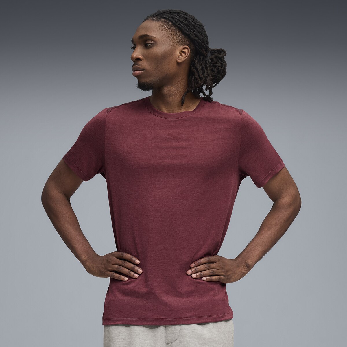 T-shirt M Cloudspun de Homem Vermelho-3