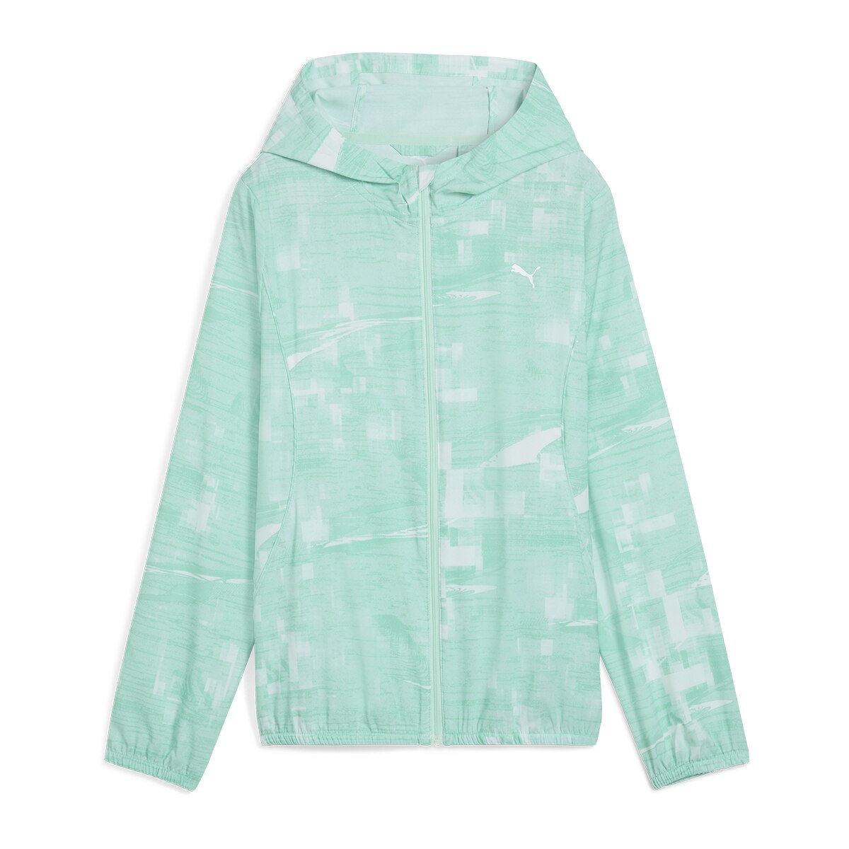Casaco W Run Velocity AOP Woven de Mulher Verde-1