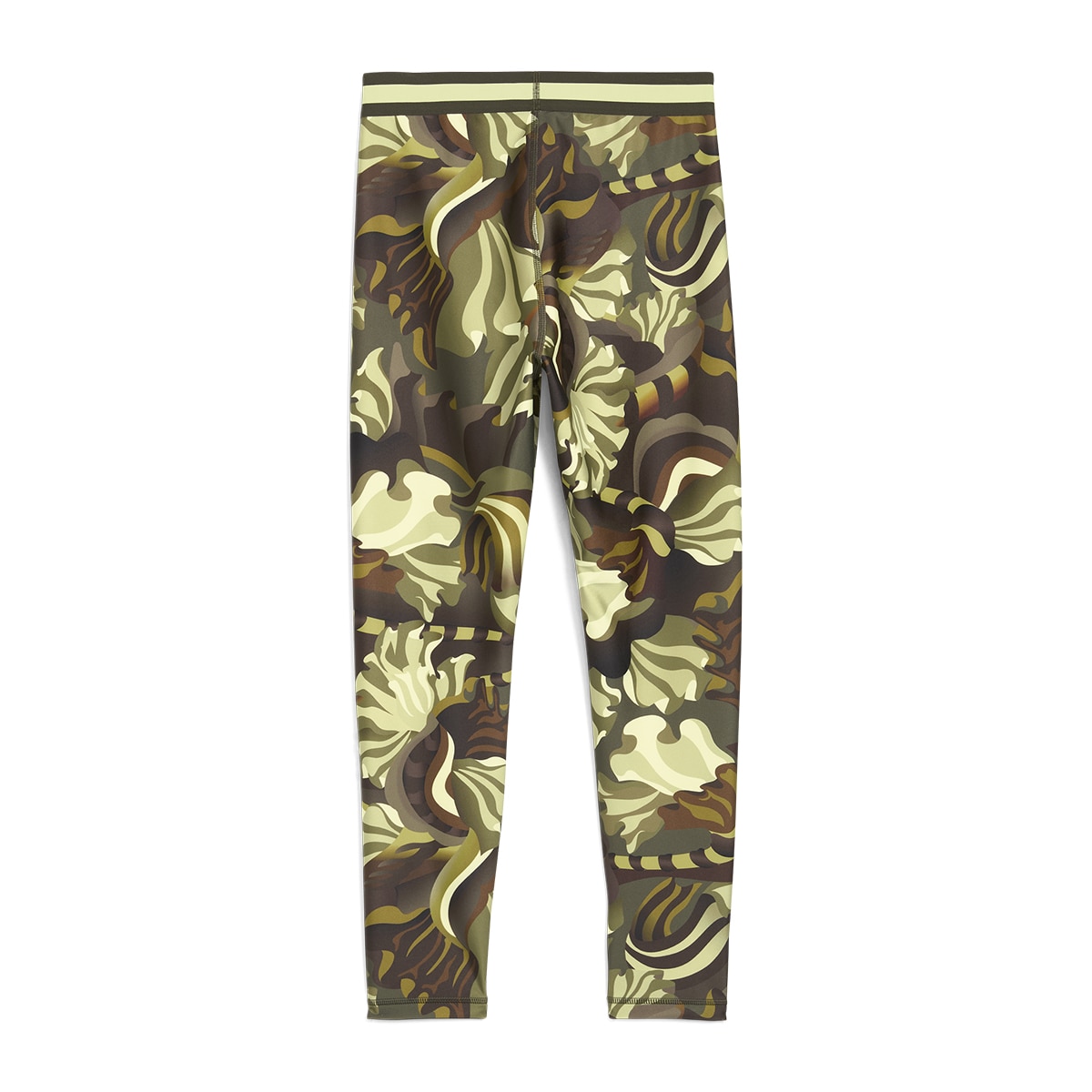 Leggings W Strong Floral Ribbon - AOP HW 7/8 de Mulher Verde-2