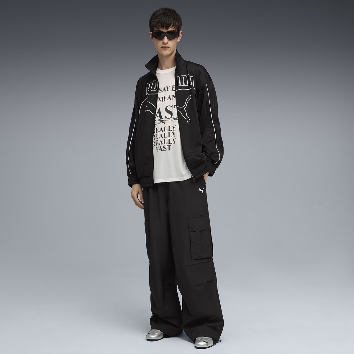 Chaqueta FUTURE.PUMA.ARCHIVE Relaxed Track Unisex Puma Negro · El