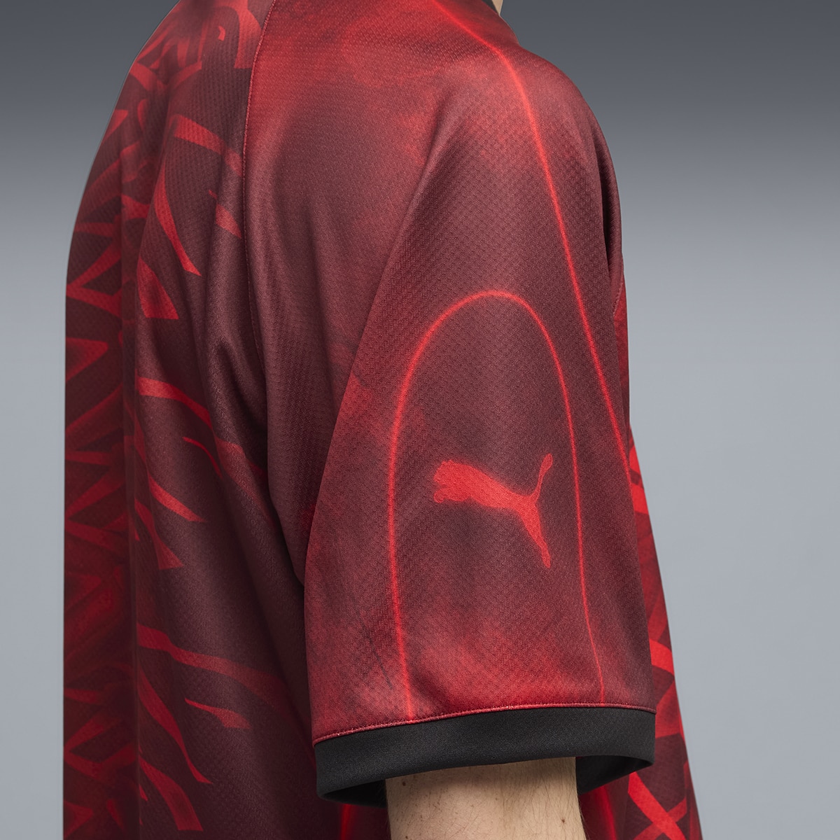T-shirt Pumatech Street X AOP Relaxed Football Jersey Unissexo Vermelho-6