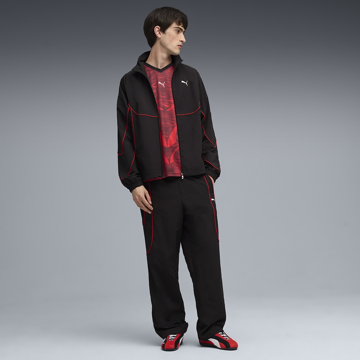 T-shirt Pumatech Street X AOP Relaxed Football Jersey Unissexo Vermelho-7
