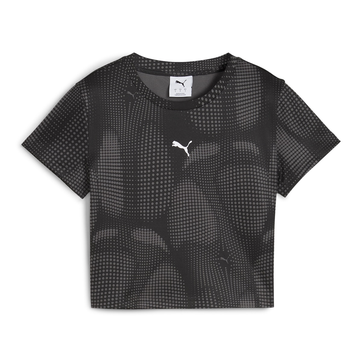 T-shirt Dare To AOP Baby de Mulher Preto-1