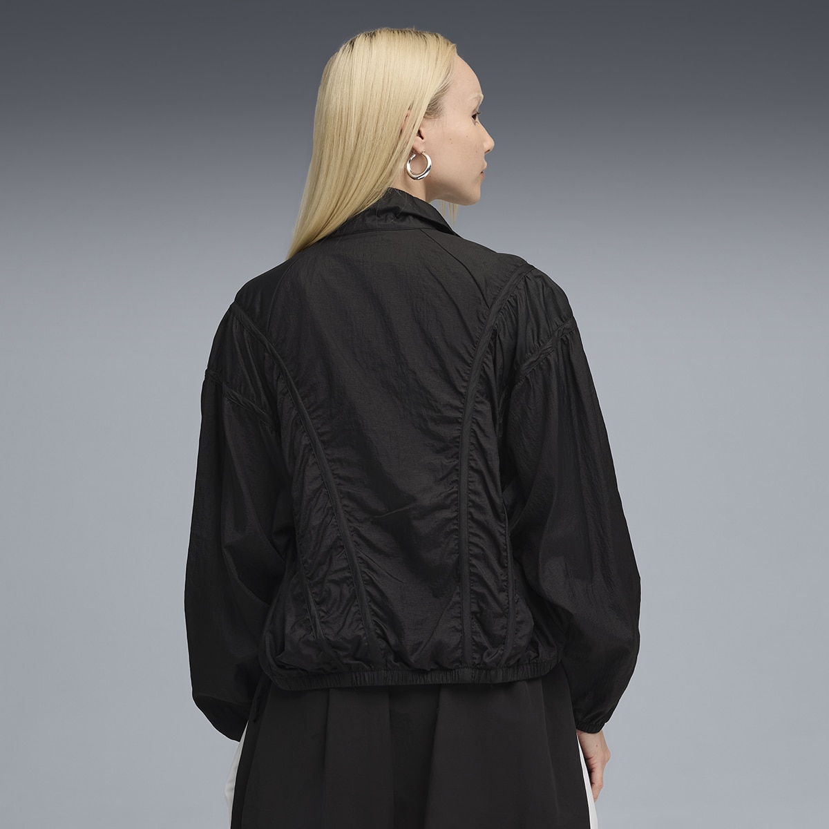 Casaco Dare To Oversized Woven de Mulher Preto-4