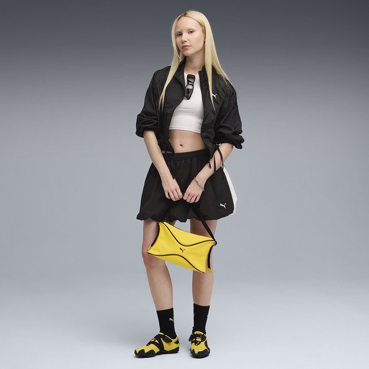 Casaco Dare To Oversized Woven de Mulher Preto-7