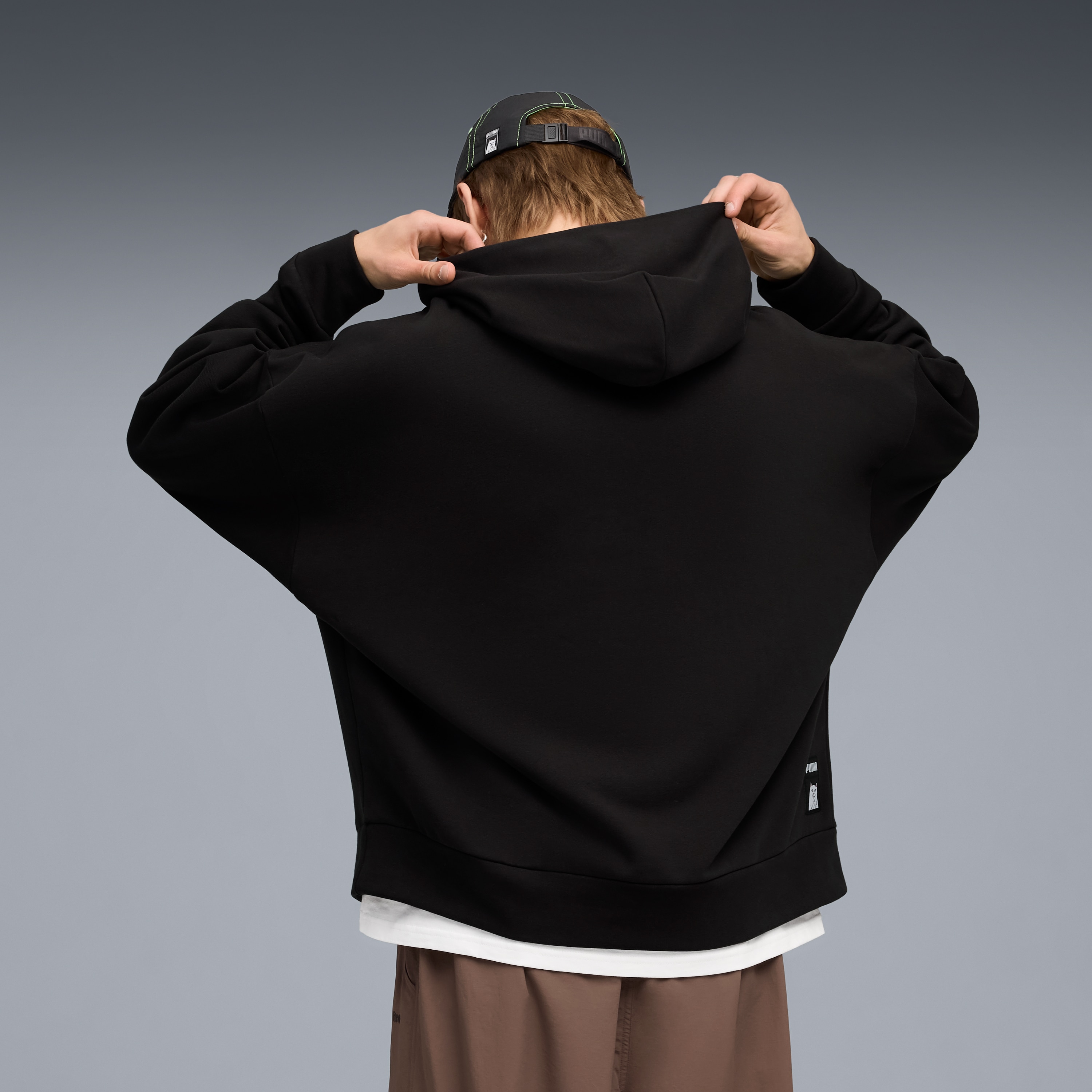 Sweatshirt X Ripndip Boxy Graphic TR Unissexo Preto-5
