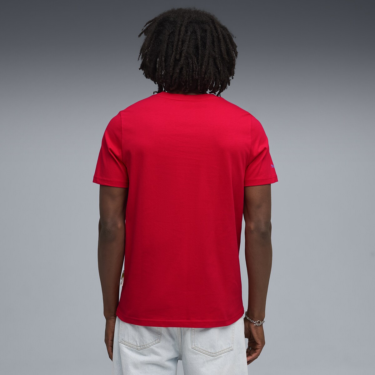 T-shirt Ferrari Sportswear Tonal Shield Unissexo Vermelho-4