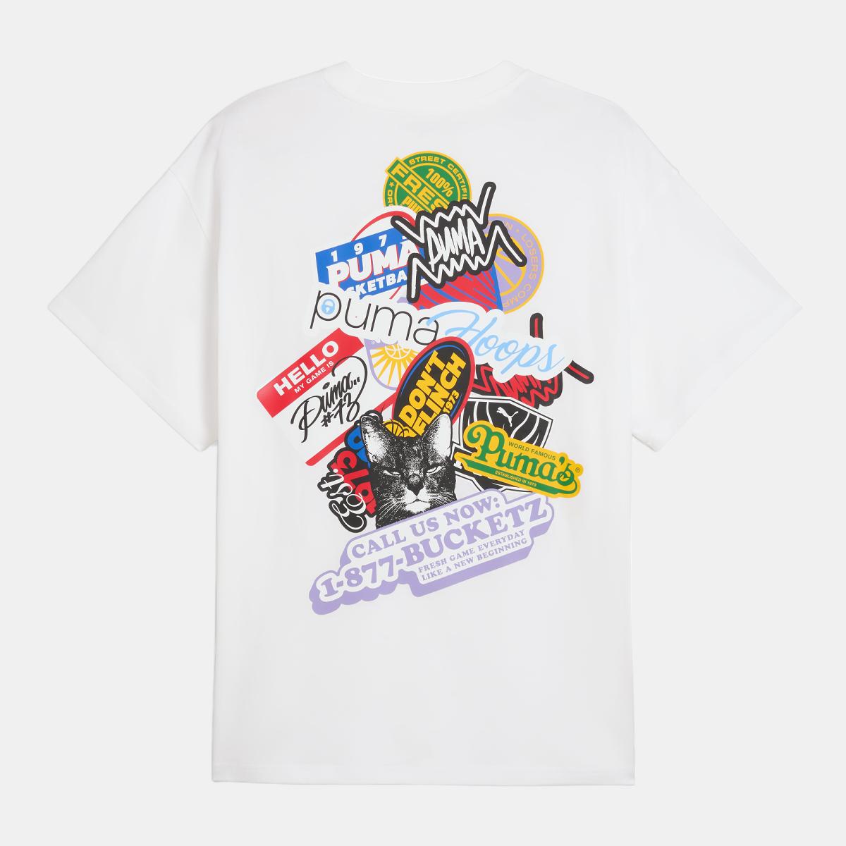 T-shirt HooperHotline I Unissexo Branco-8