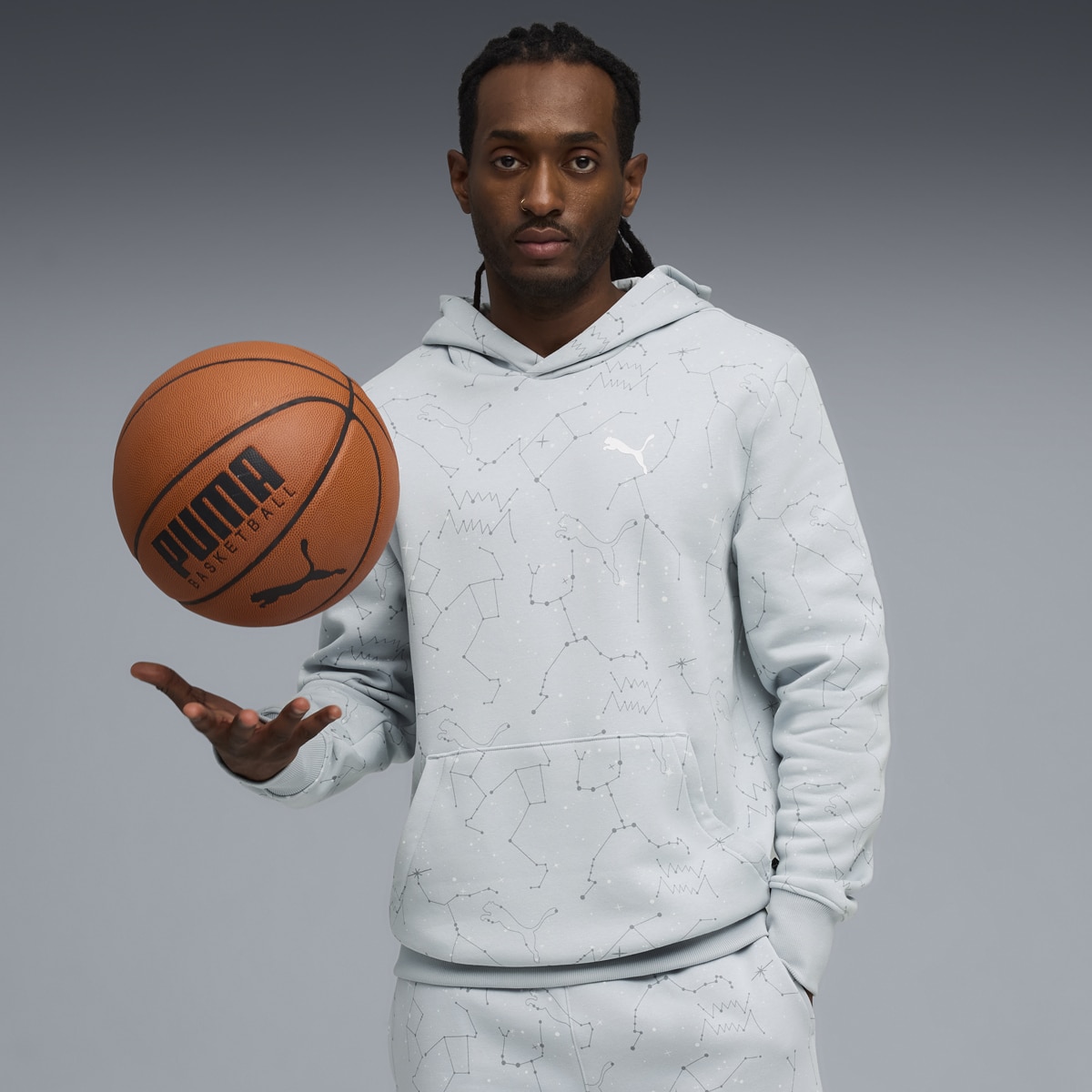 Sweatshirt Hoopaverse Pullover Unissexo Cinzento-3