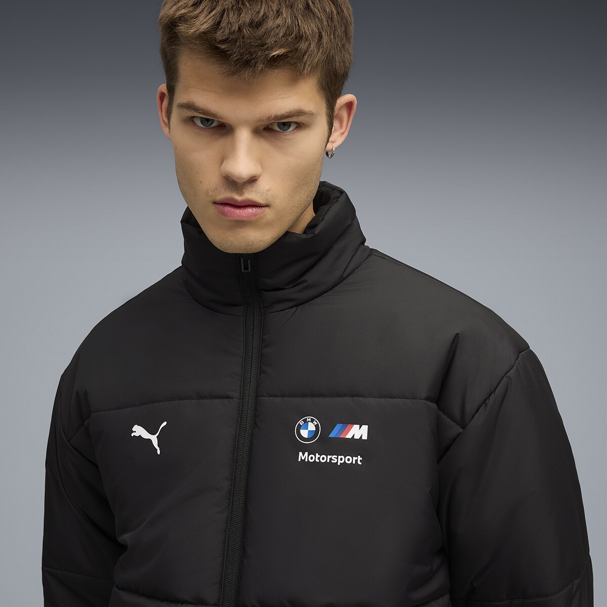 Blusão Acolchoado BMW MMS ESS+ Puffer Unissexo Preto-4