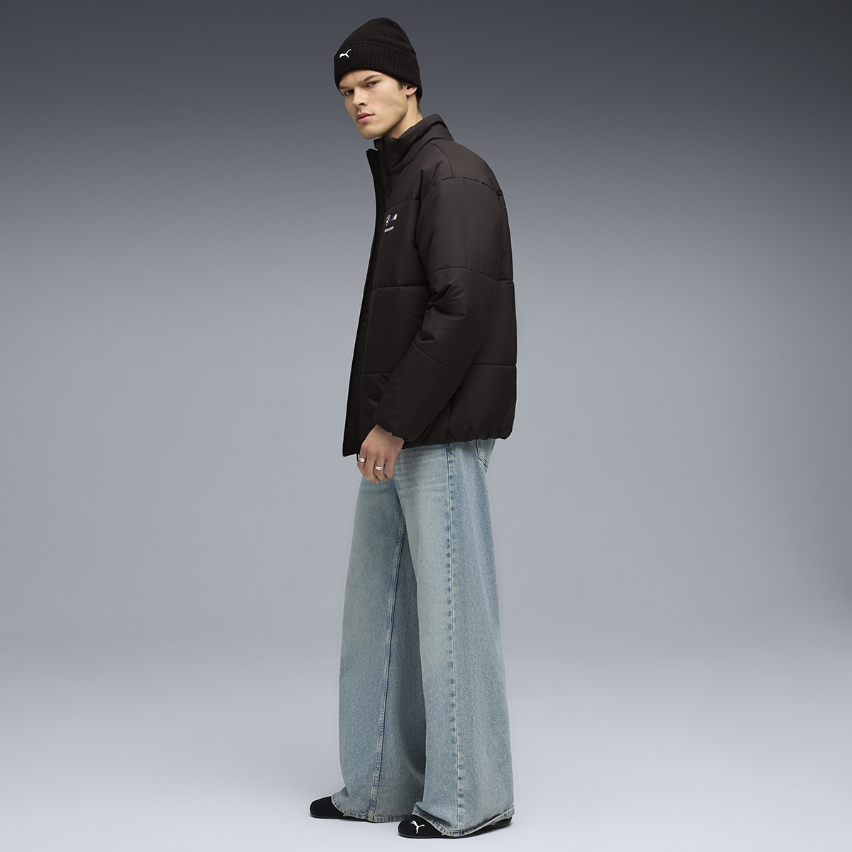 Blusão Acolchoado BMW MMS ESS+ Puffer Unissexo Preto-5