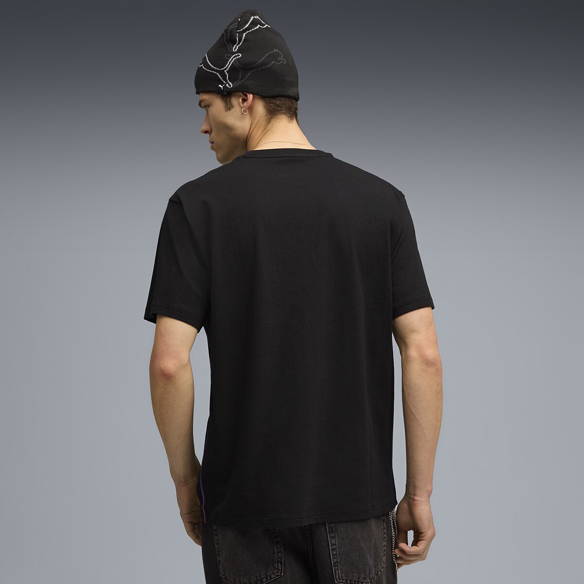 T-shirt BMW MMS ESS+ Logo II Unissexo Preto-4