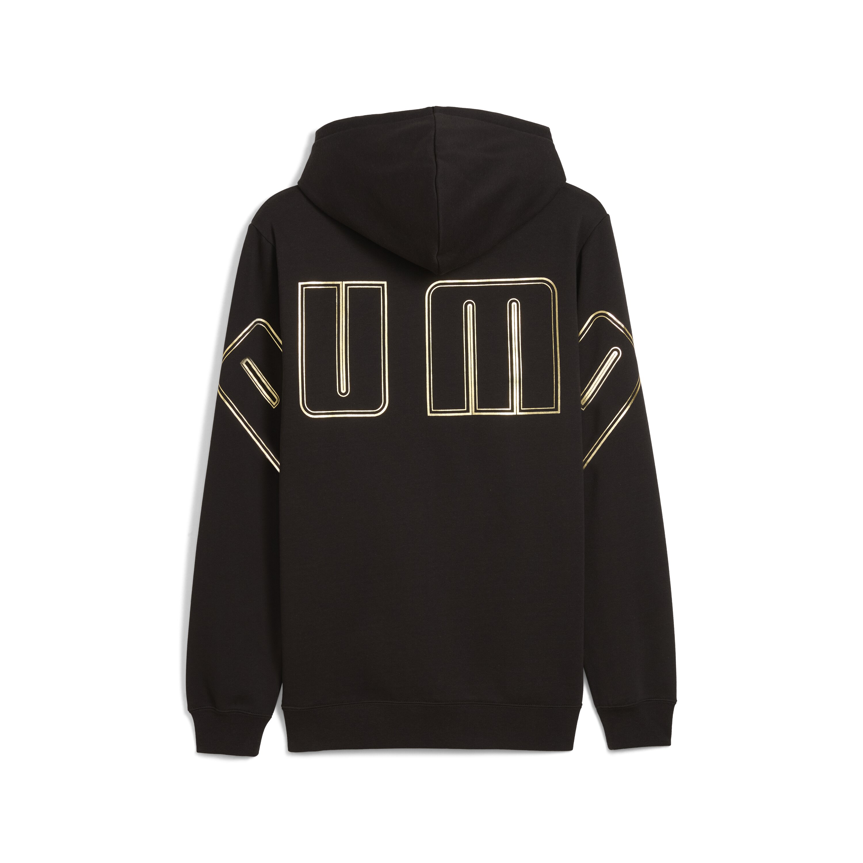 Sweatshirt Maximal Metallic Relaxed FL de Homem Preto-2