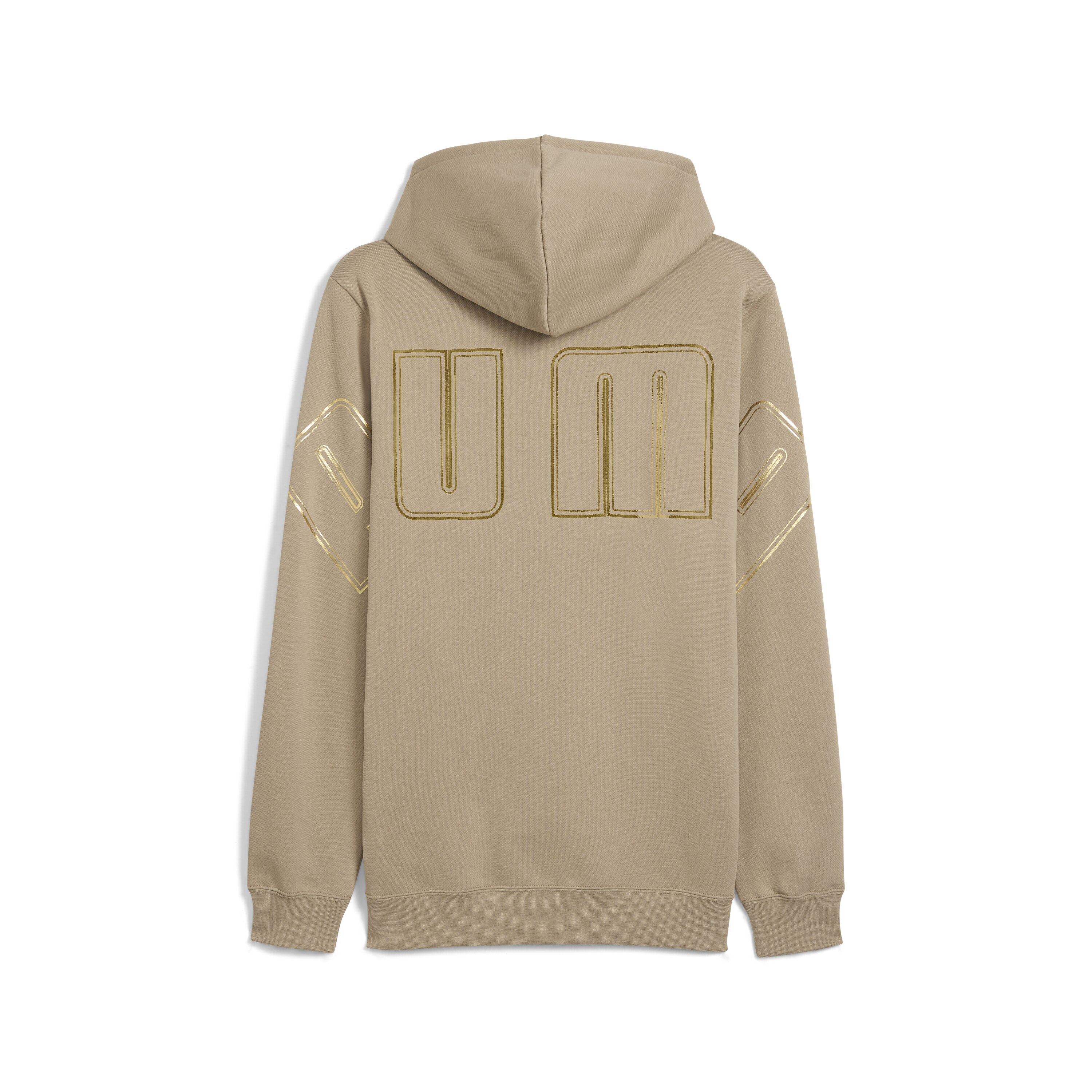Sweatshirt Maximal Metallic Relaxed FL de Homem Castanho-2