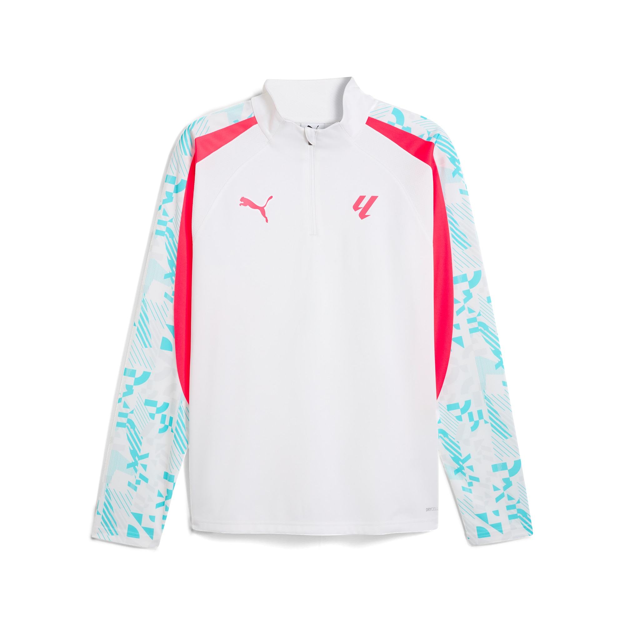 Sudadera LaLiga 1/4 ZIP 1 Unisex Puma - Blanco Blanco-2