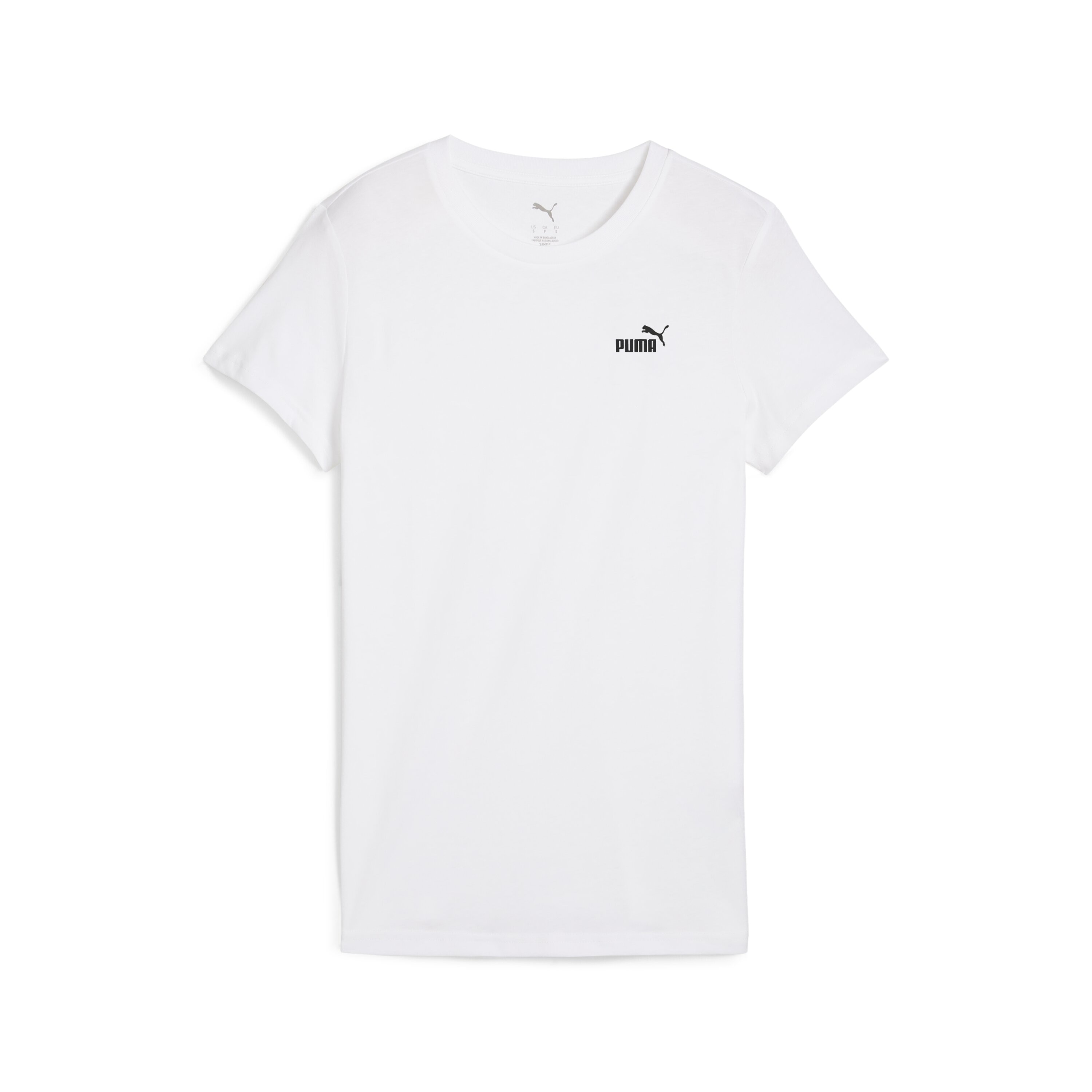 T-shirt ESS Small No. 1 Logo de Mulher Branco-4