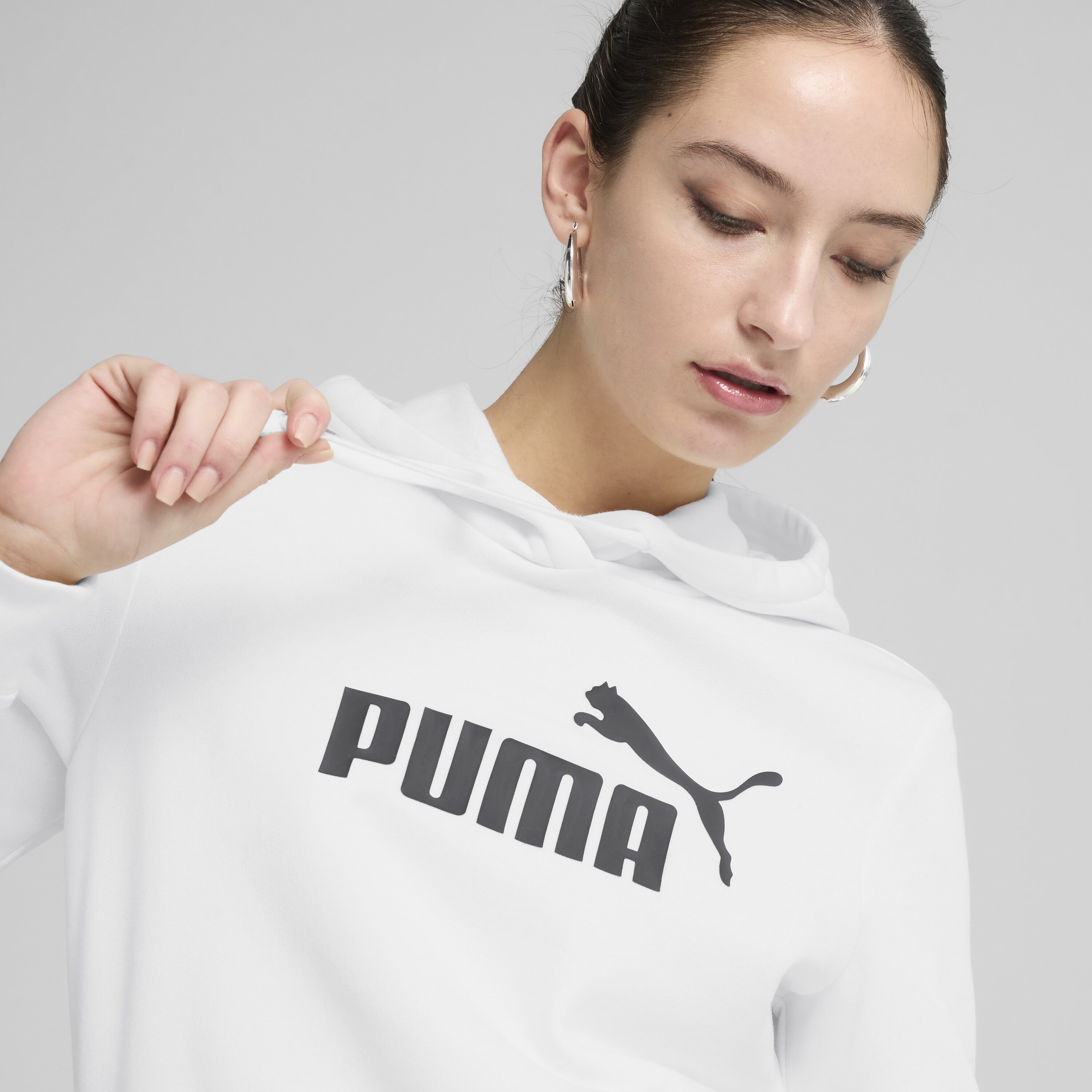 Sweatshirt ESS No. 1 Logo FL de Mulher Branco-4