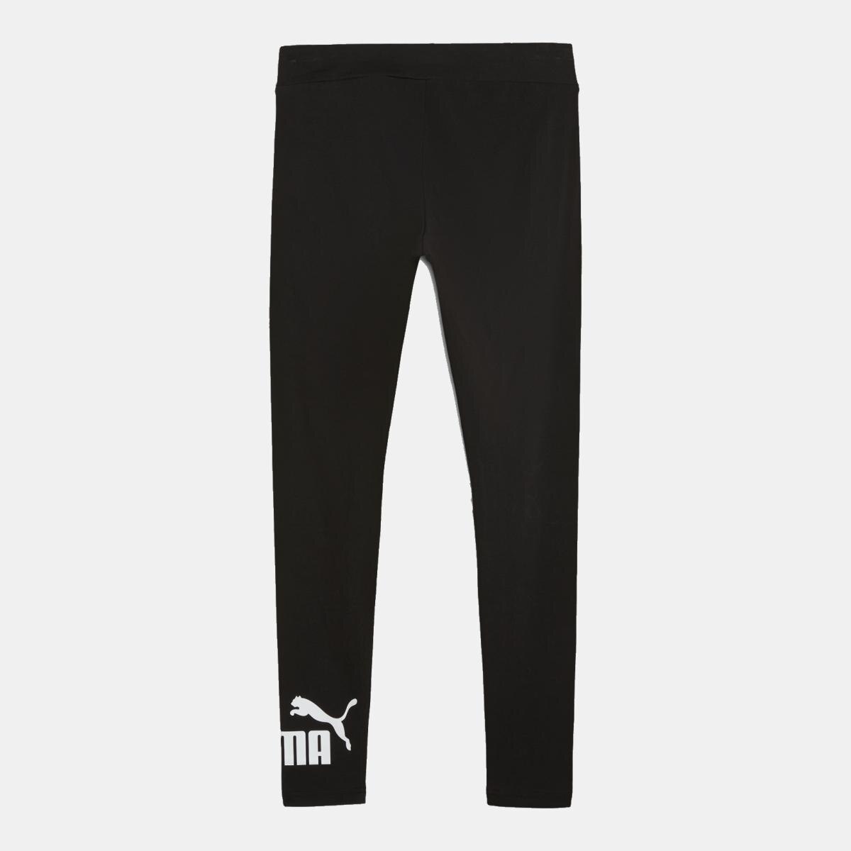 Leggings ESS No. 1 Logo de Mulher Preto-6