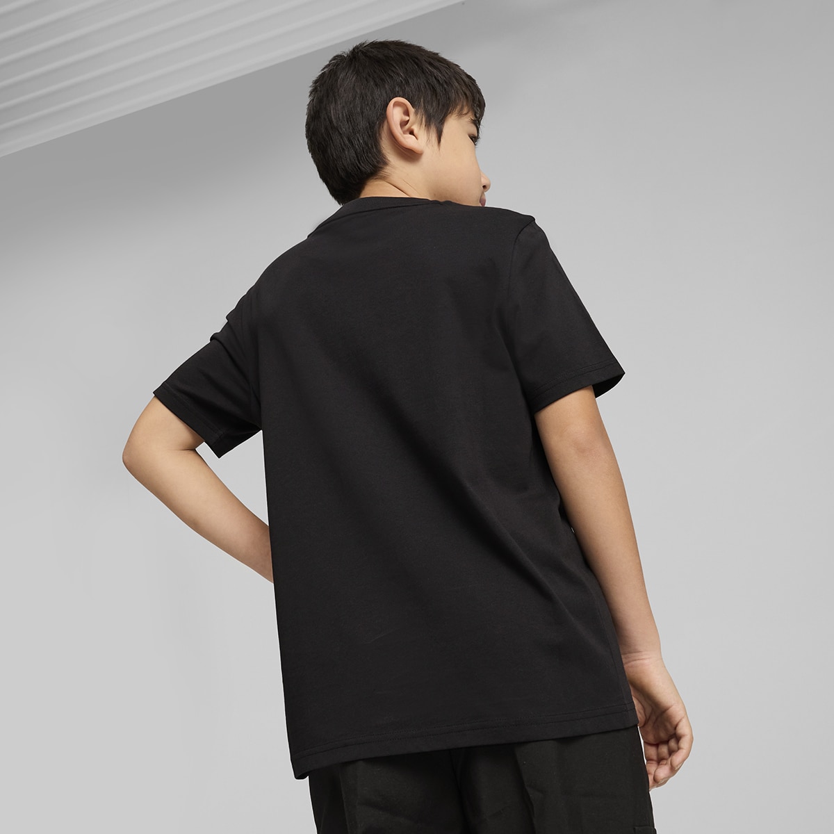T-shirt de Criança ESS No. 1 Logo B Preto-4