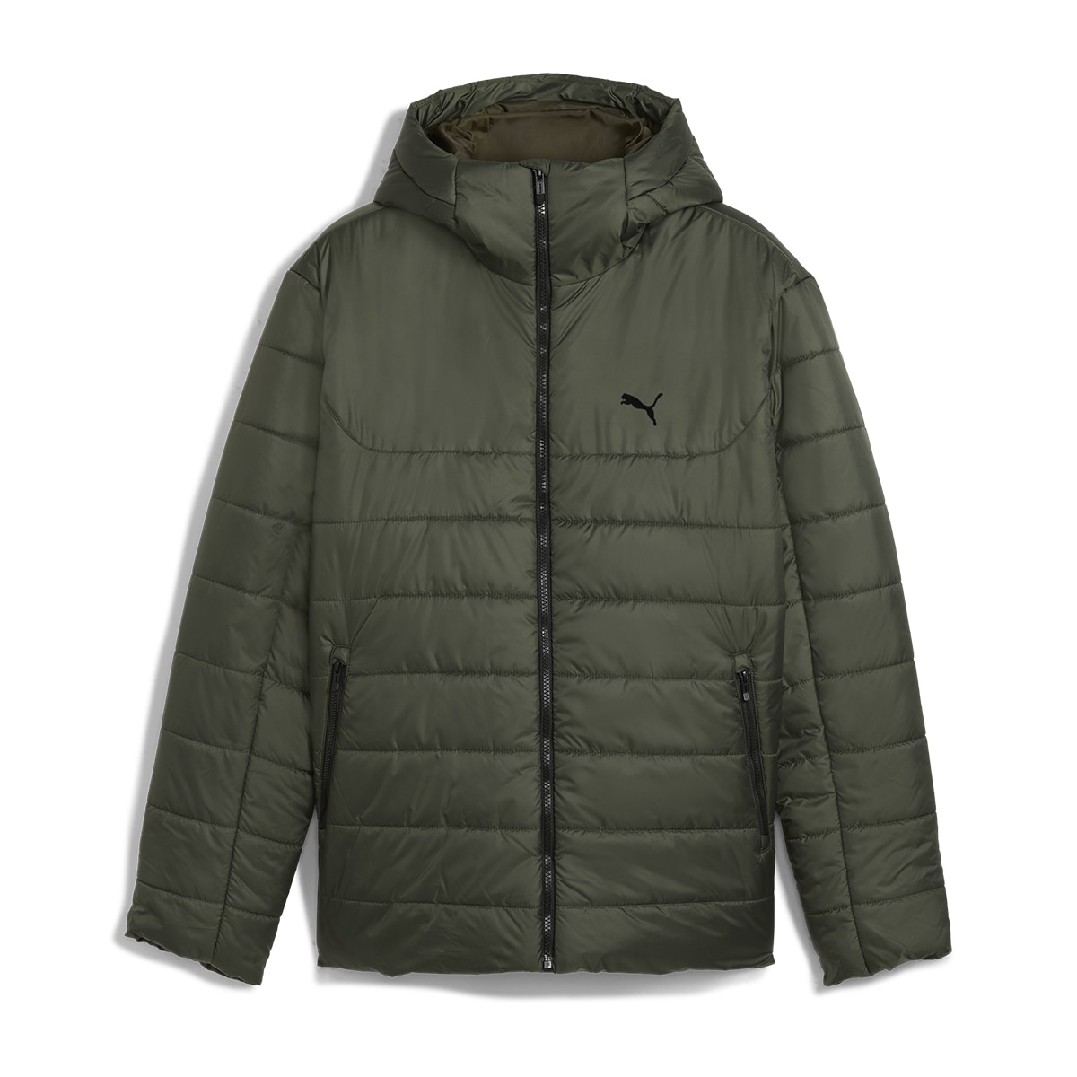 Sobretudo ESS Hooded Padded Unissexo Verde-1