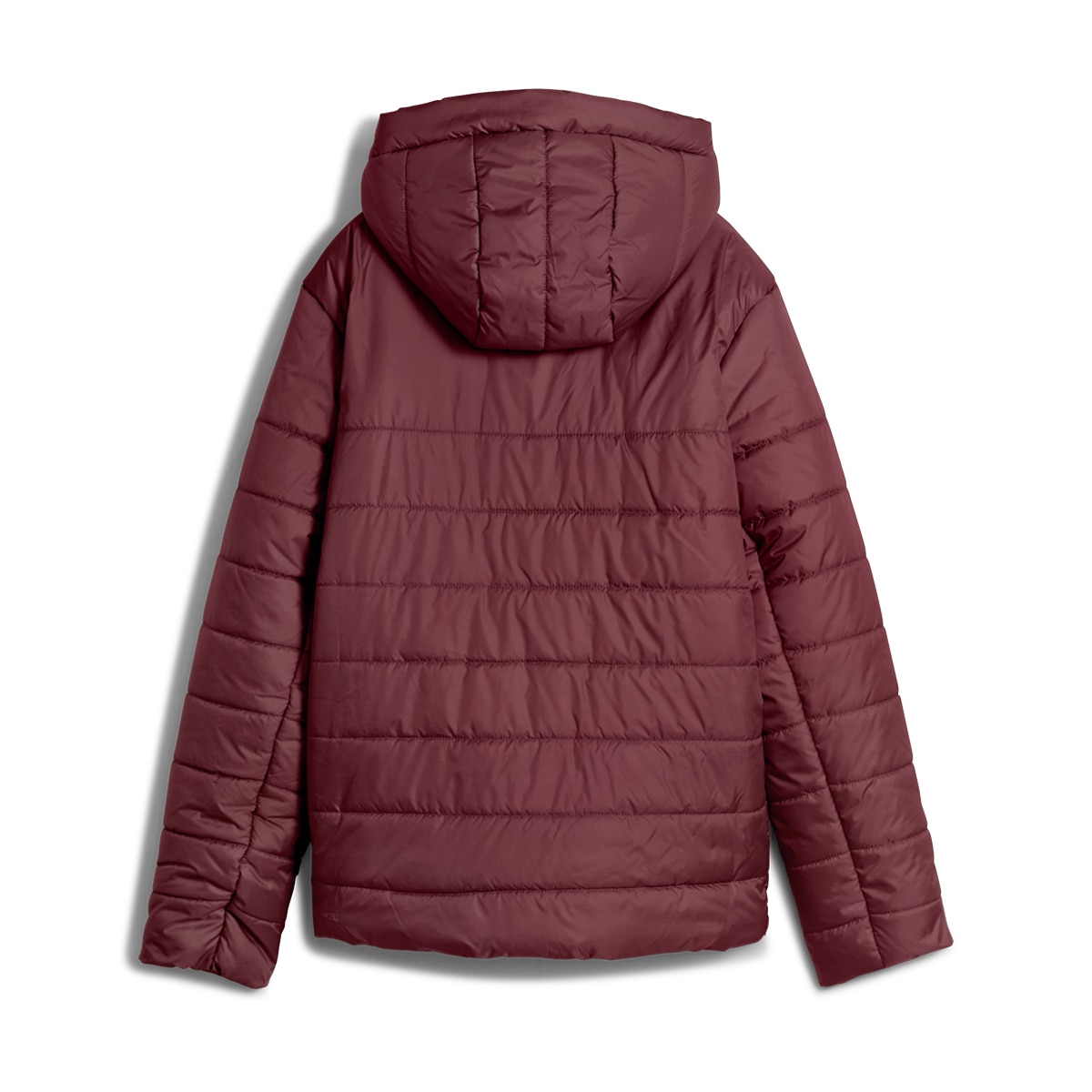 Sobretudo ESS Hooded Padded de Mulher Vermelho-2