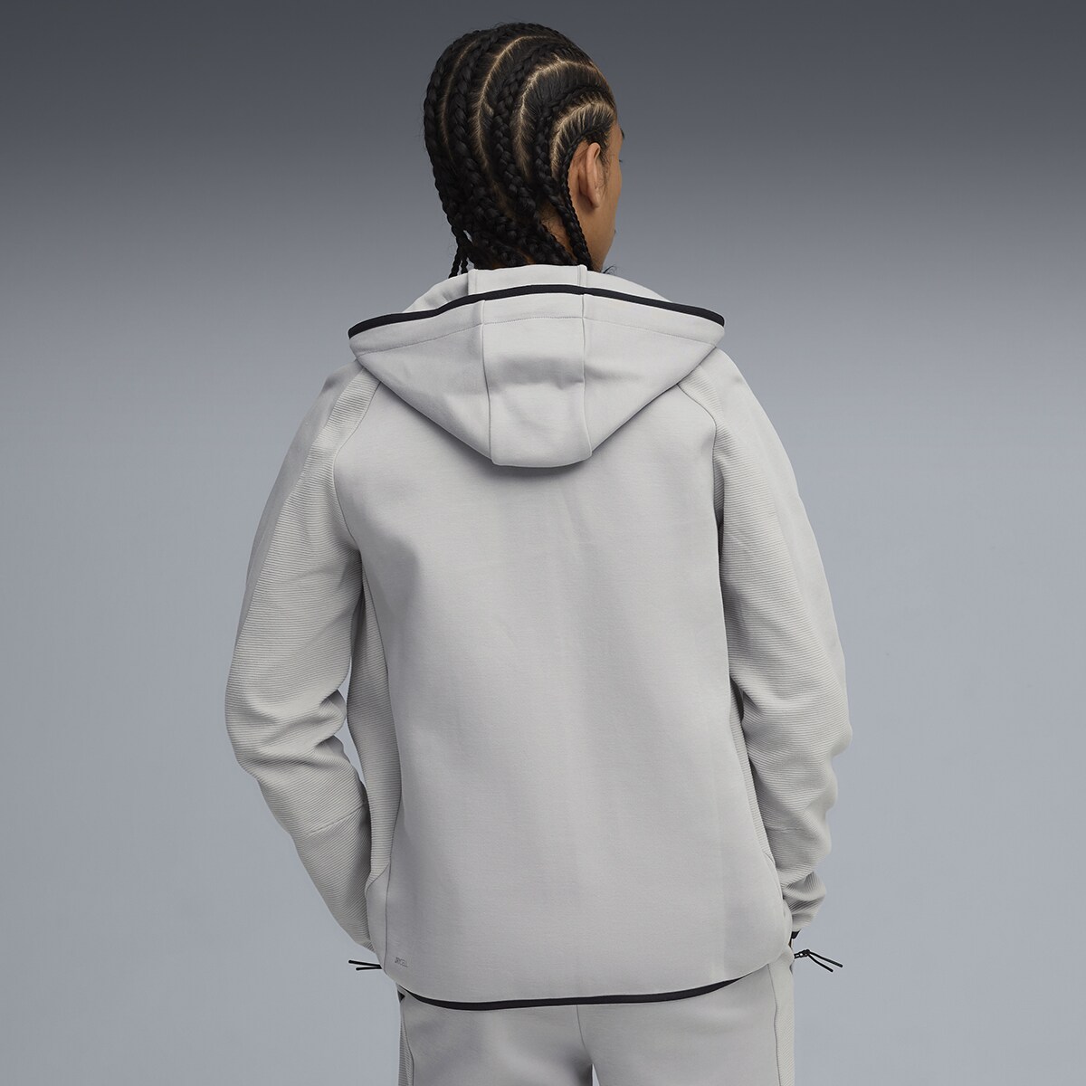 Sweatshirt Evostripe FZ Unissexo Cinzento-4