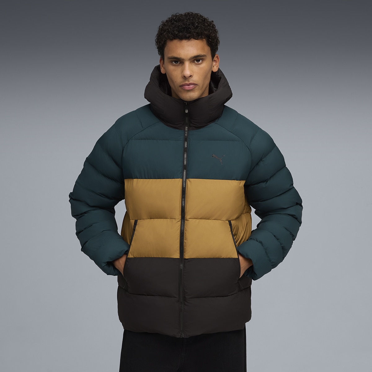Sobretudo Mono Hooded Unissexo Verde-3