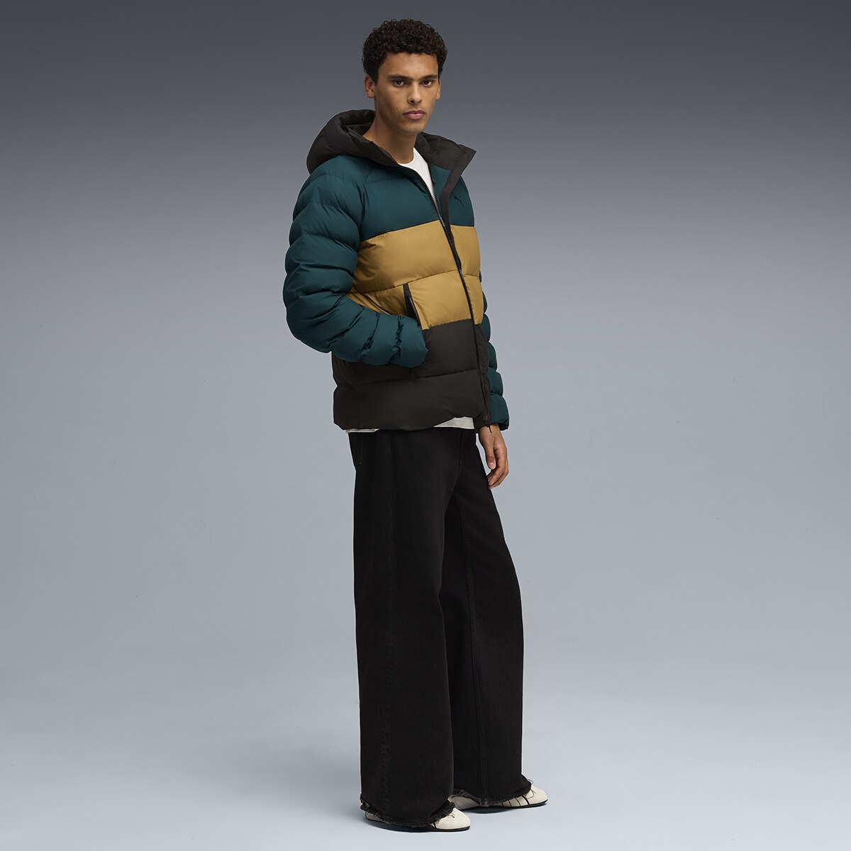 Sobretudo Mono Hooded Unissexo Verde-5
